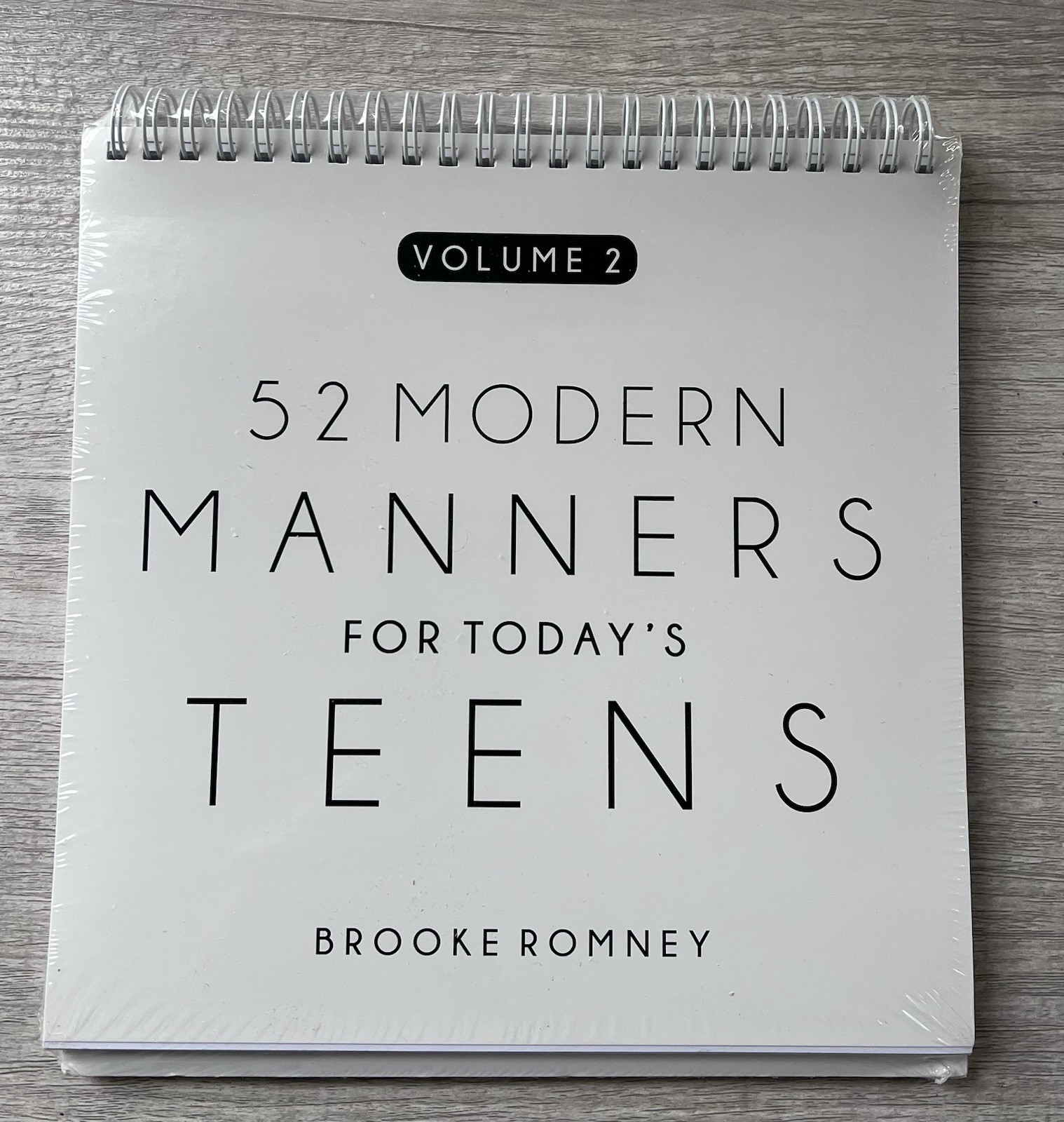 52 Modern Manners for Todays Teens Brooke Romney Volume 2 NEW