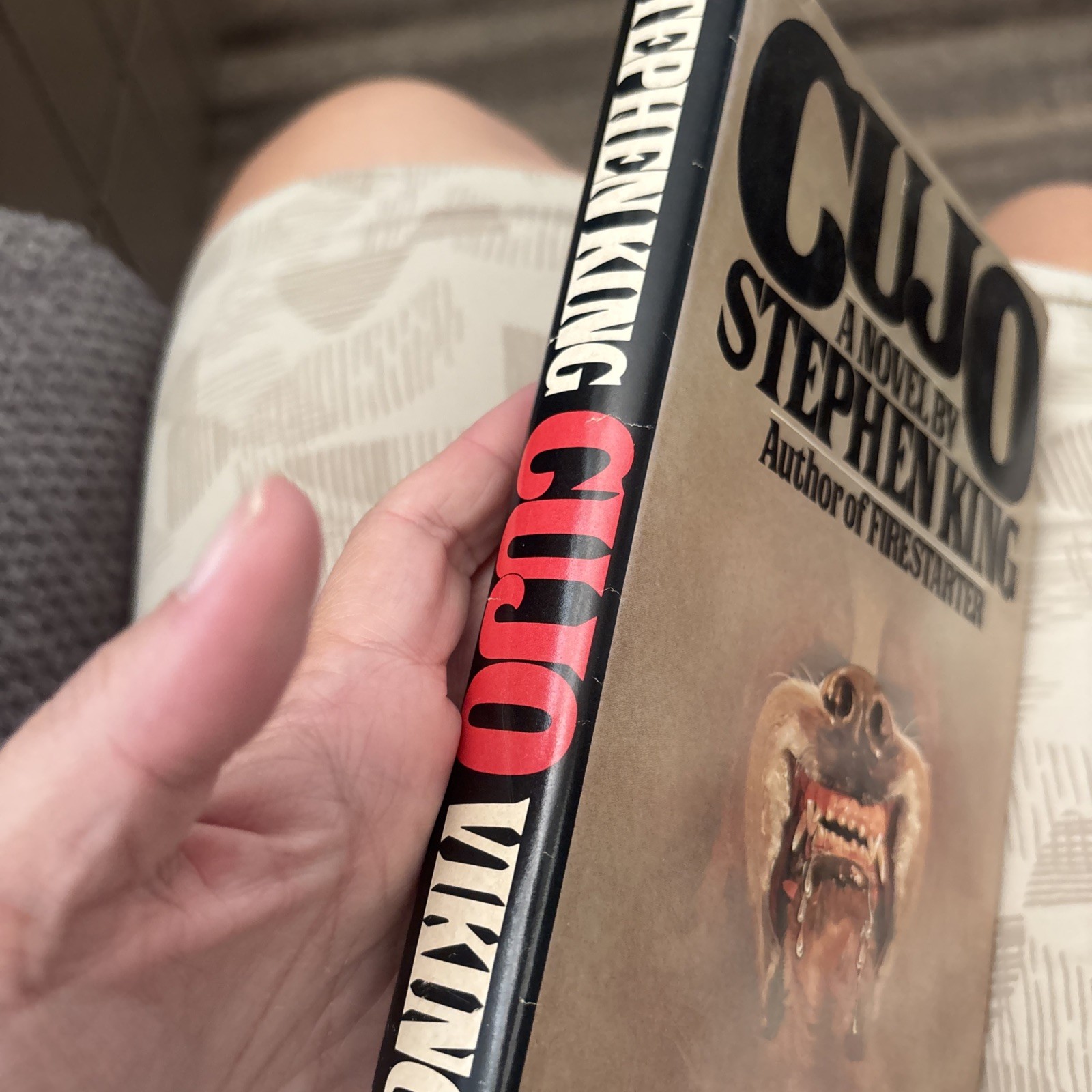 Cujo by Stephen King (1981, Hardcover With Dust Cover Preowned