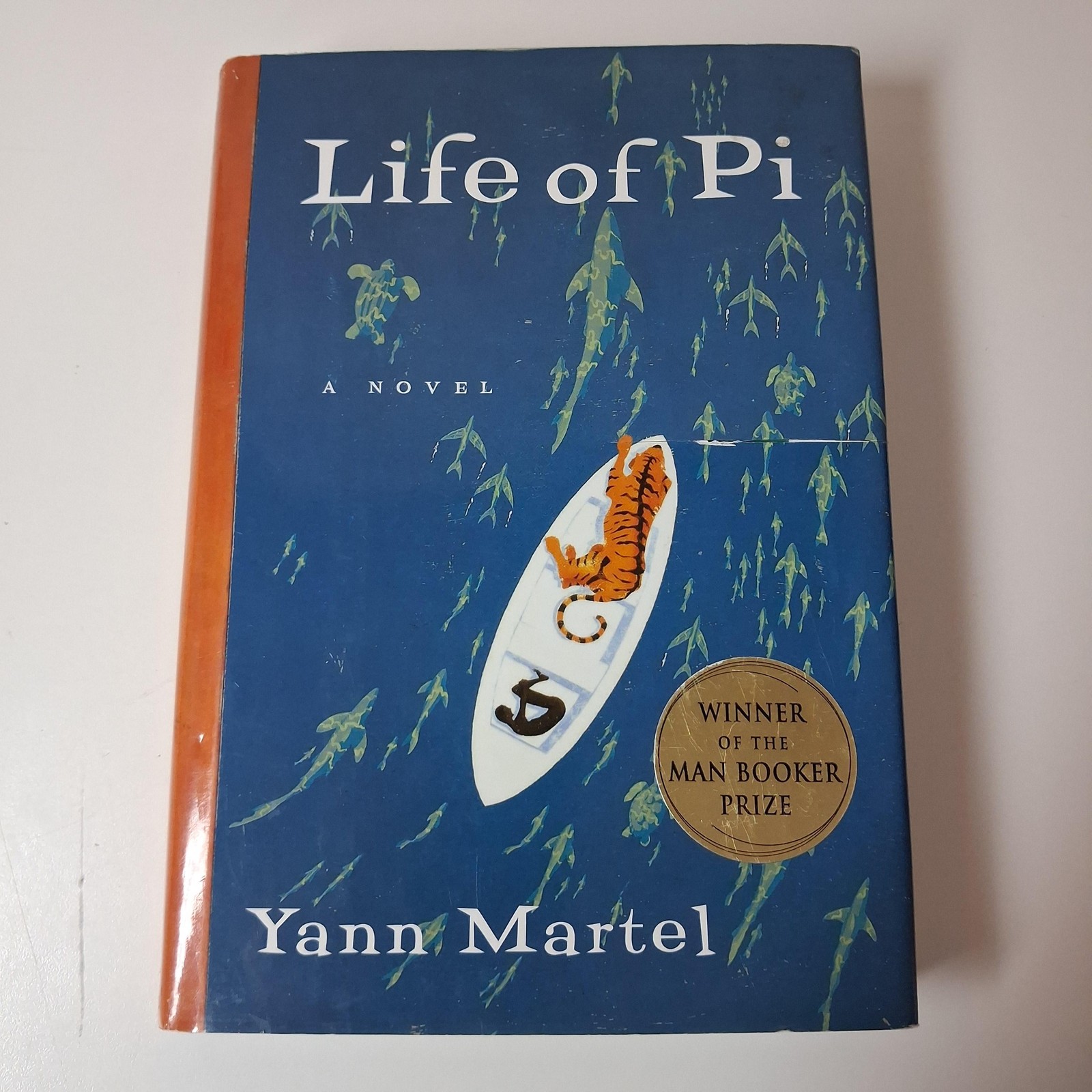 Life Of Pi A Novel Yann Martel Harcourt Blue HC DJ First Edition 2001 USA