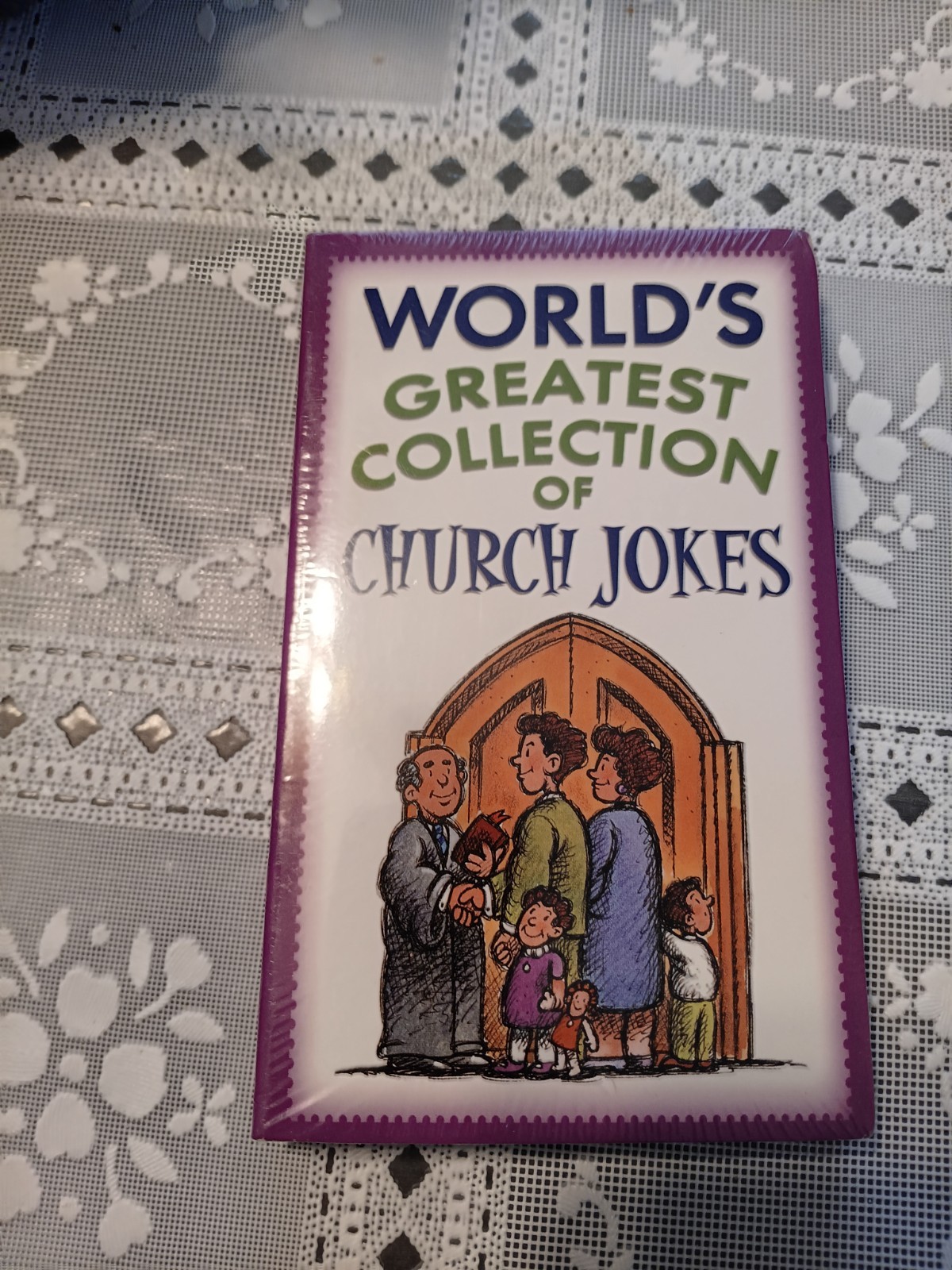 Barbour World’s Greatest Collection of Church Jokes new in clear wrapper 4x7x3/4