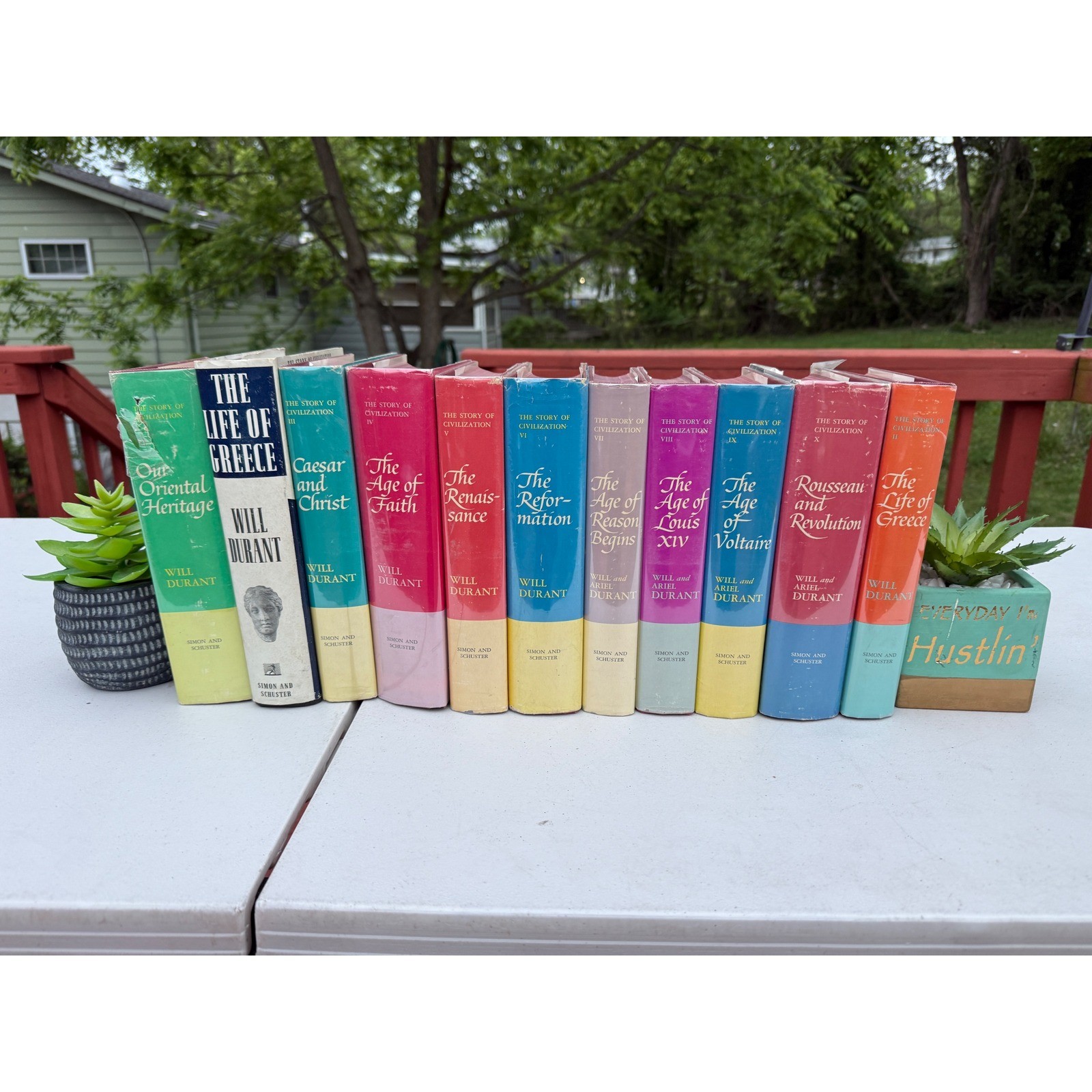 The Story of Civilization Will Durant 11 Volume Set Simon & Schuster READ