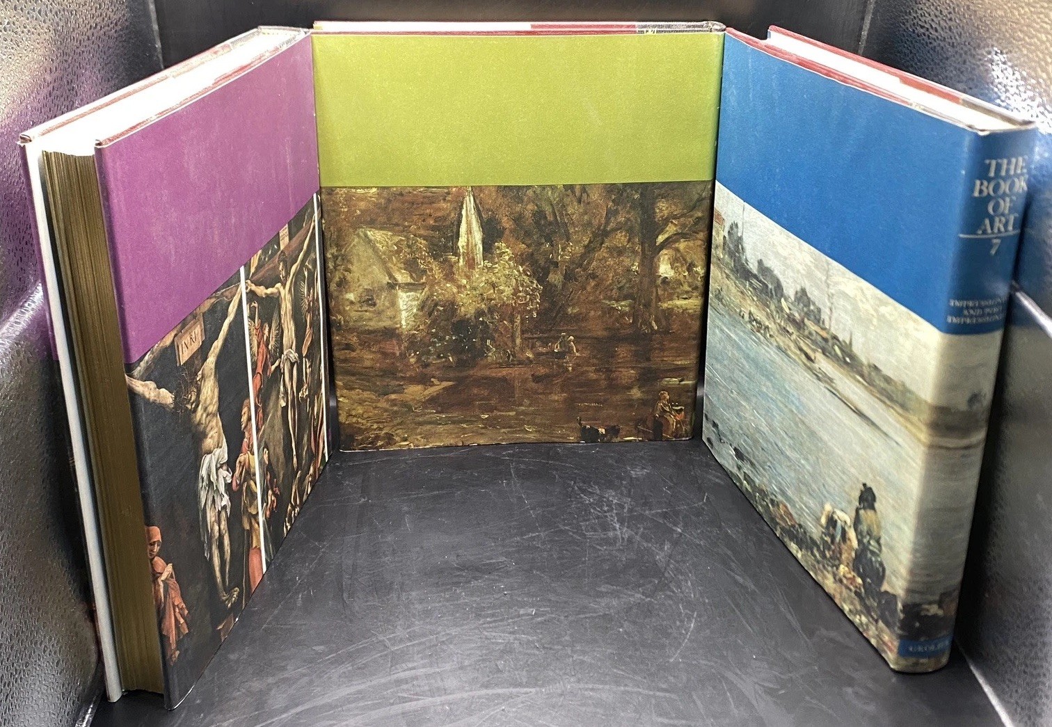 The Book of Art Grolier 1965 Volumes 1-4 6-10 Hardcover Books *INCOMPLETE SET*
