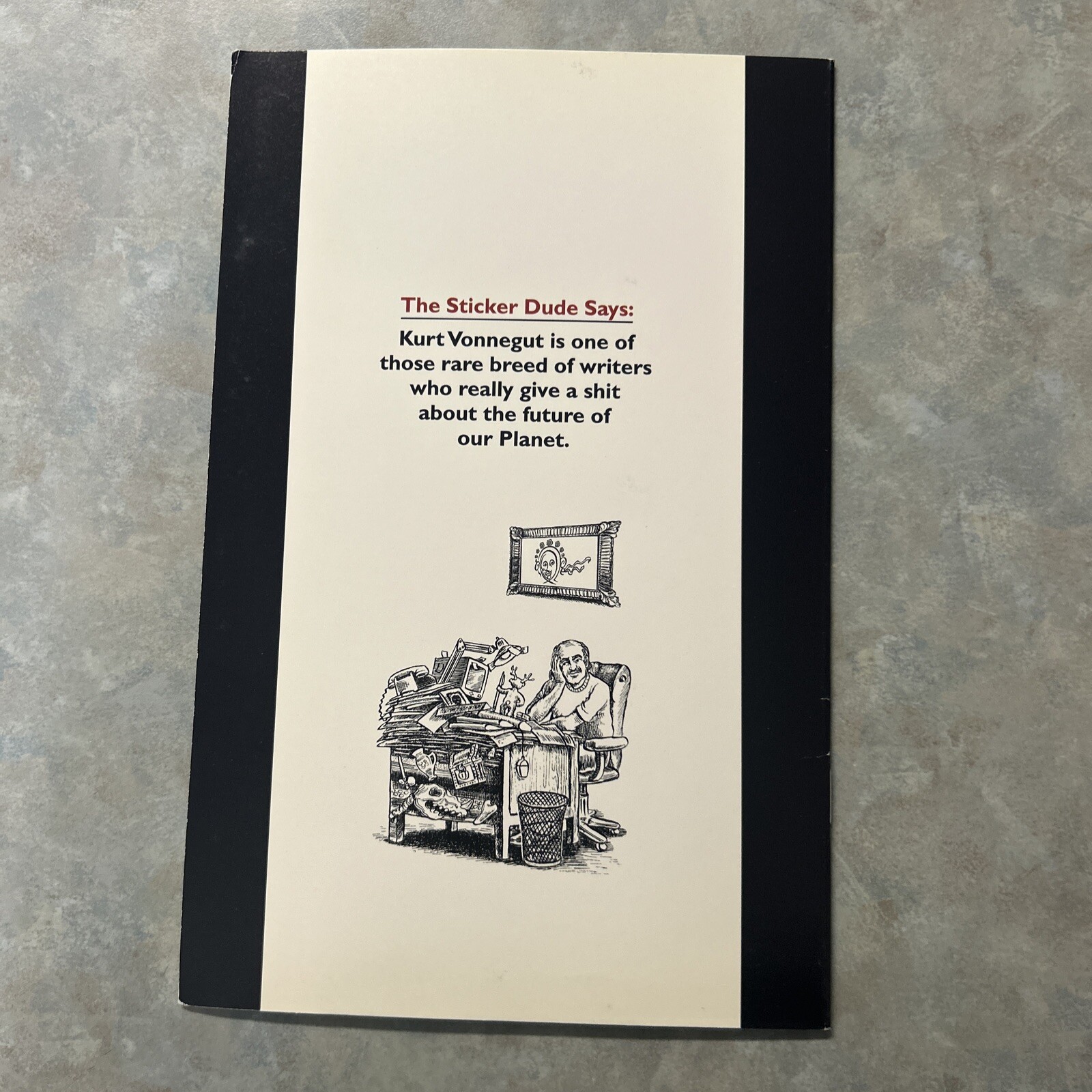 Kurt Vonnegut zine book Fuh-Kar-Wee 1999 Limited Edition