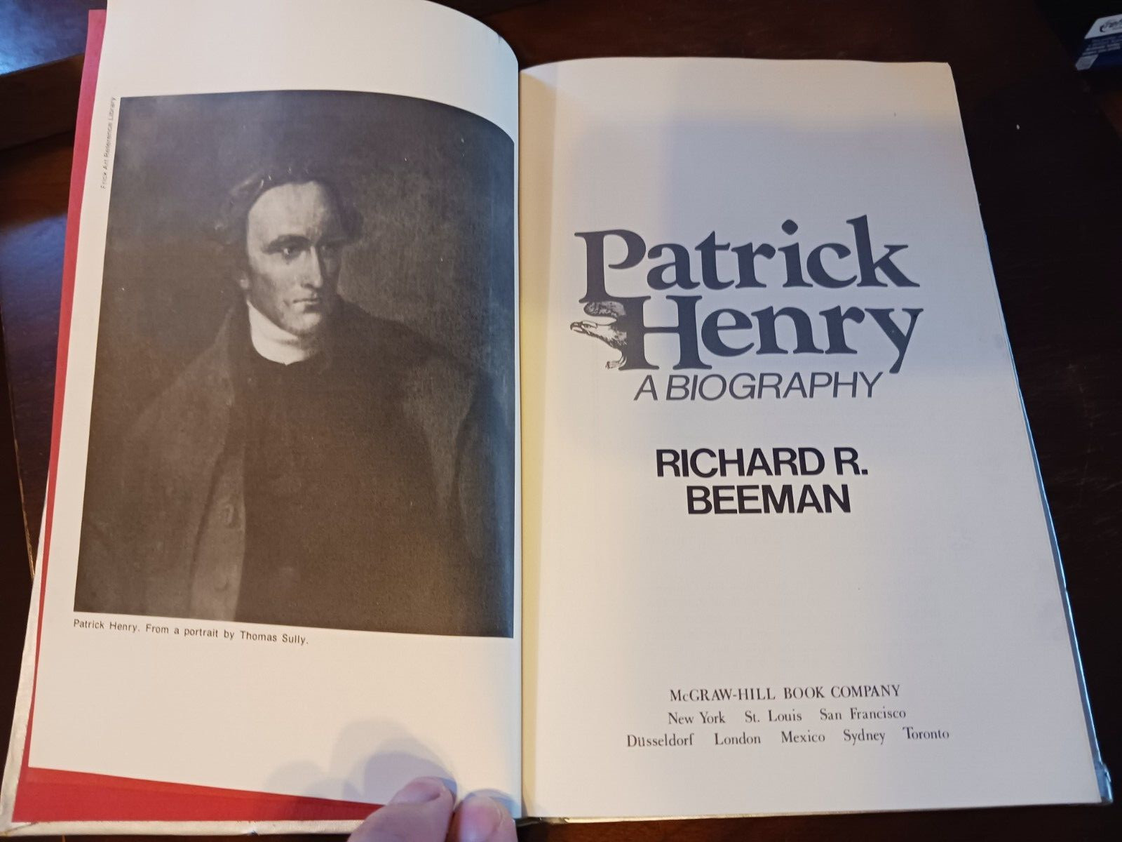 Patrick Henry A Biography Virginia Declaration of Independence UVA VT Amherst LU