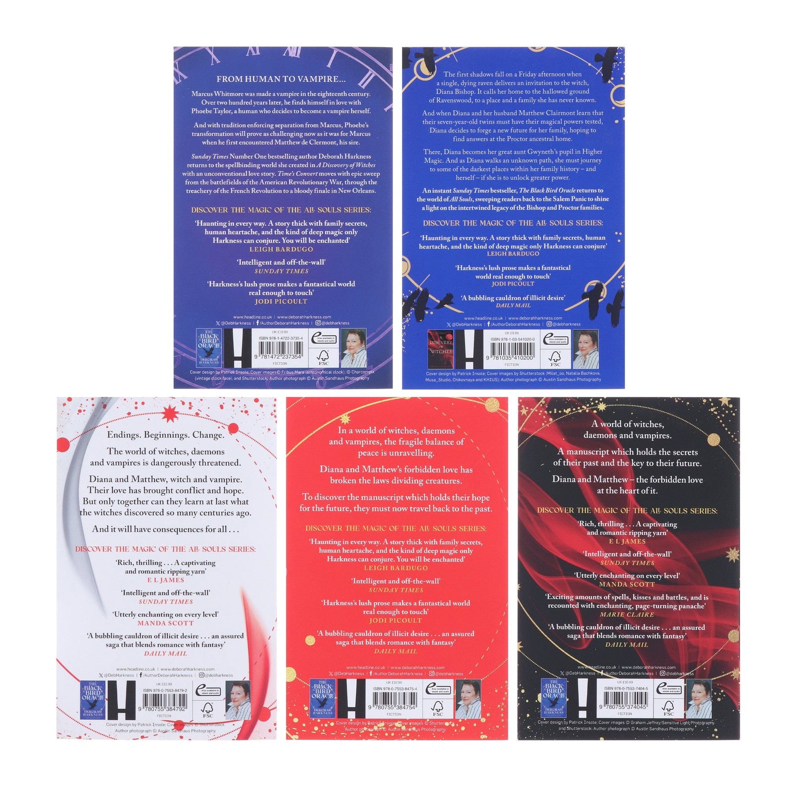 The All Souls Series Set by Deborah Harkness: 5 Books Set – Fic – PB