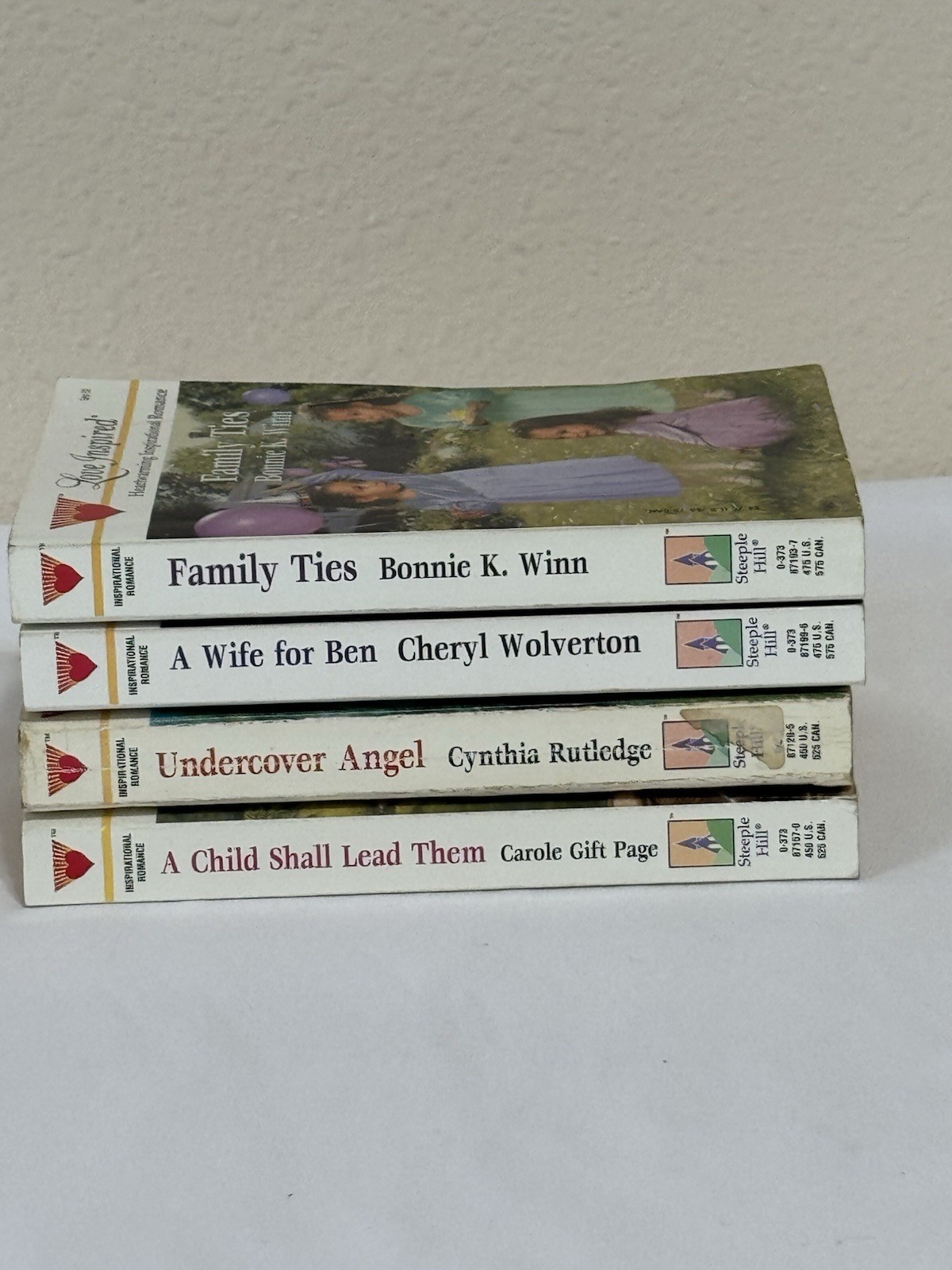Steeple Hill Love Inspired Series Lot 4 Paperback Books