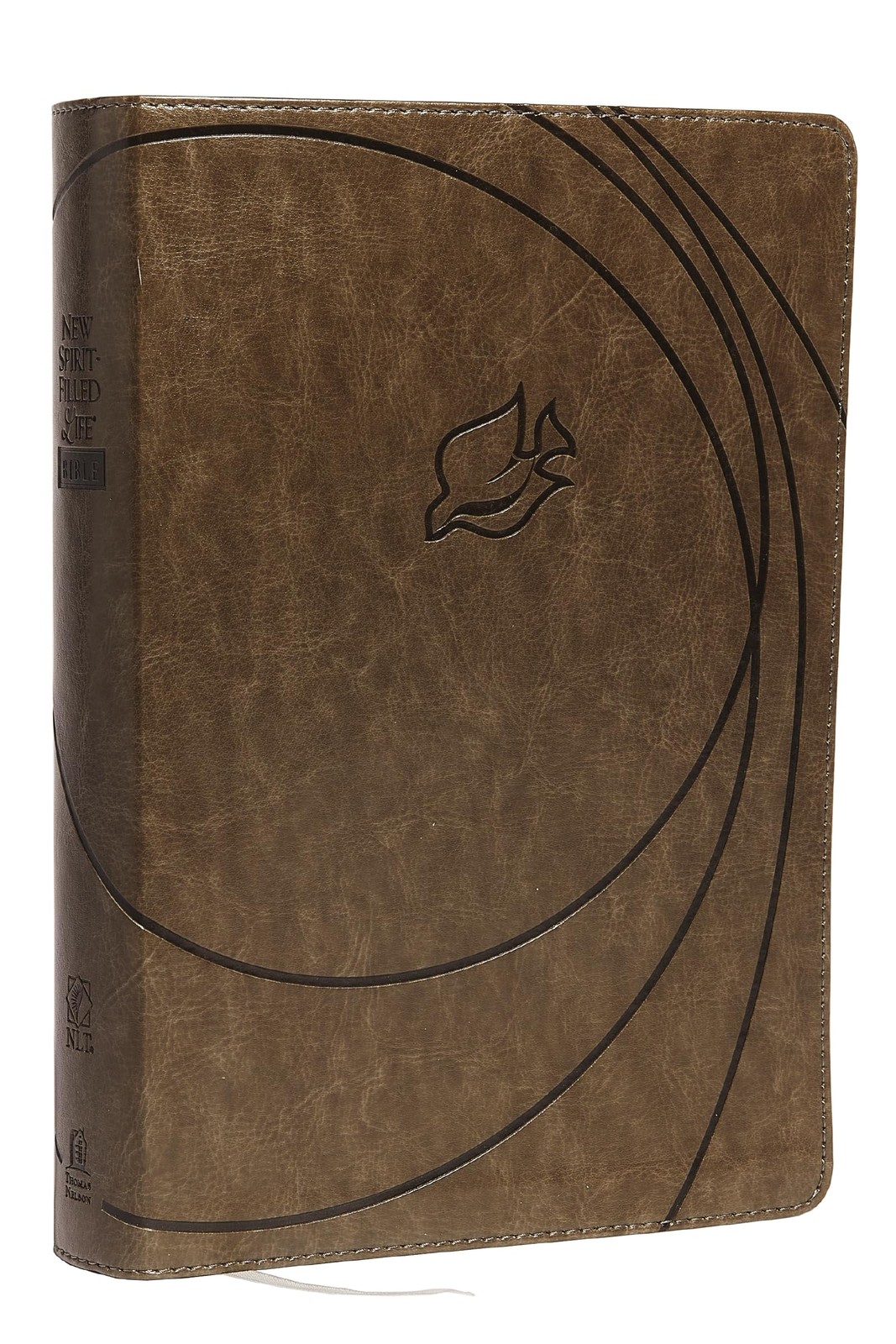 NLT, New Spirit-Filled Life Bible, Leathersoft, Gray: Kingdom …