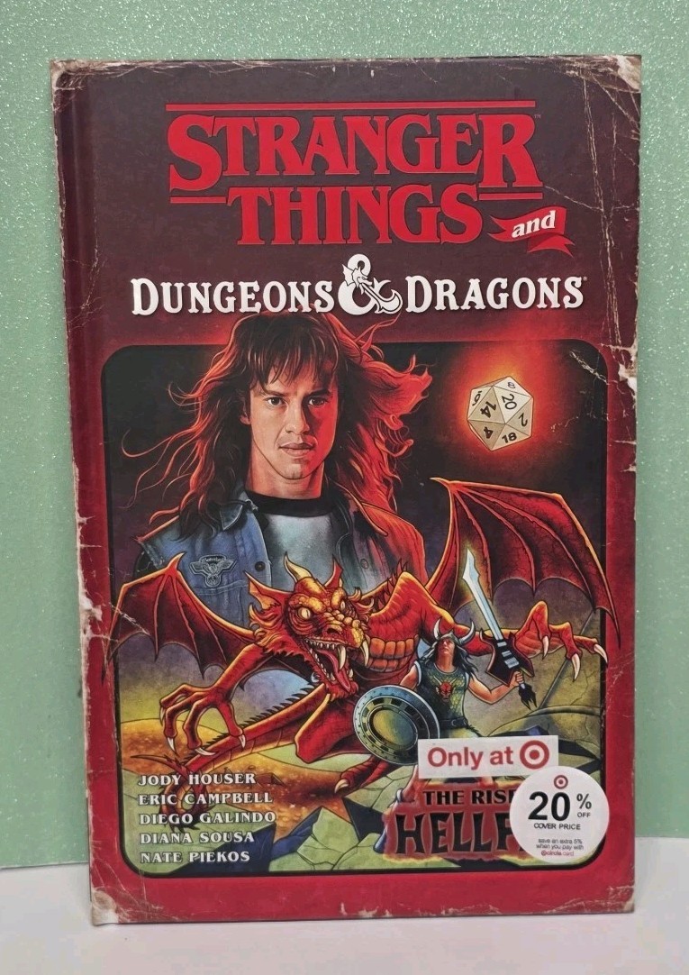 Stranger Things and Dungeons & Dragons Hardcover Target Exclusive Edition Book