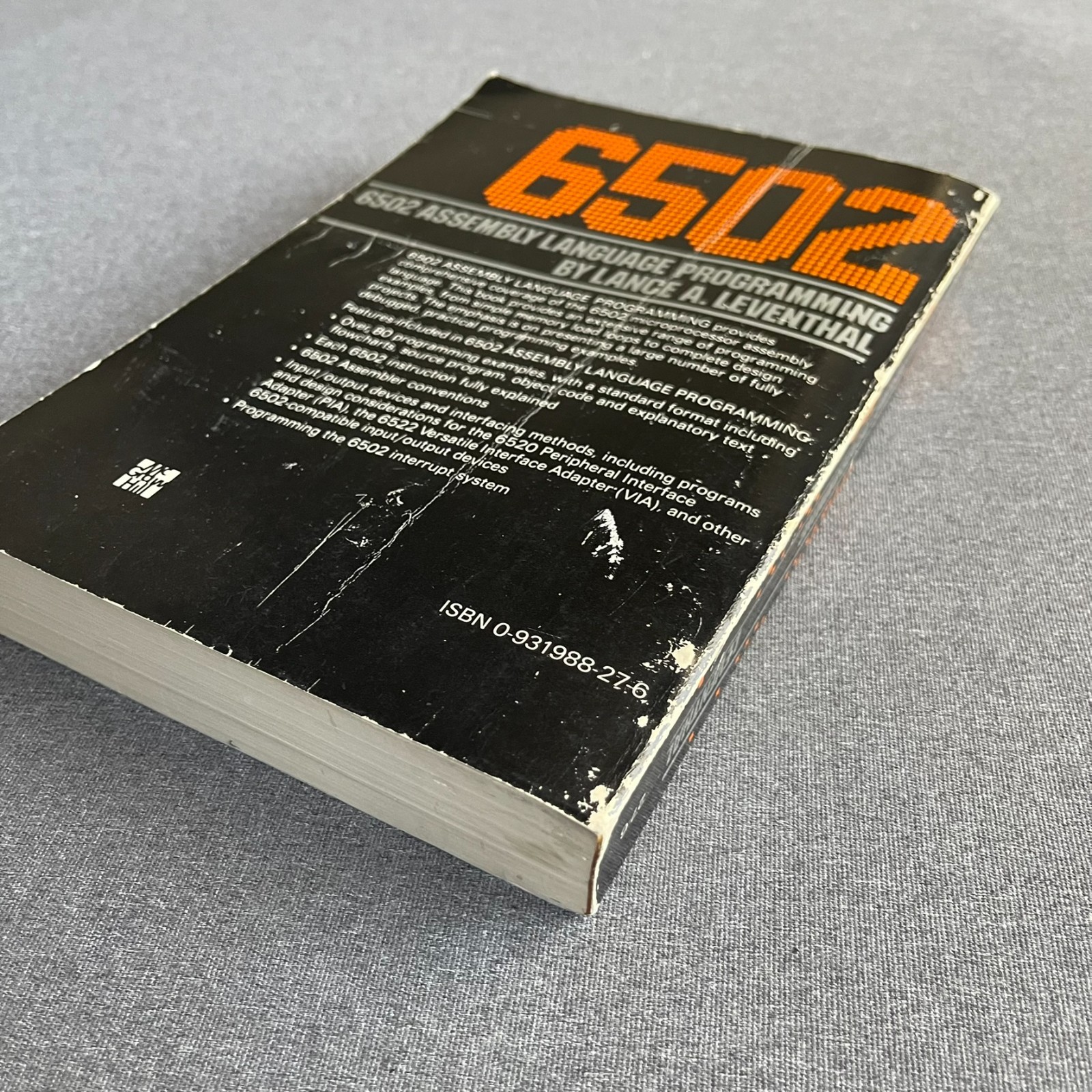 6502 Assembly Language Programming, Lance A. Leventhal Paperback