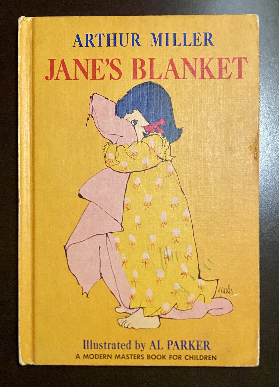 Vintage 1963- Arthur Miller Jane’s Blanket Hardcover, Illustrated by Al Parker
