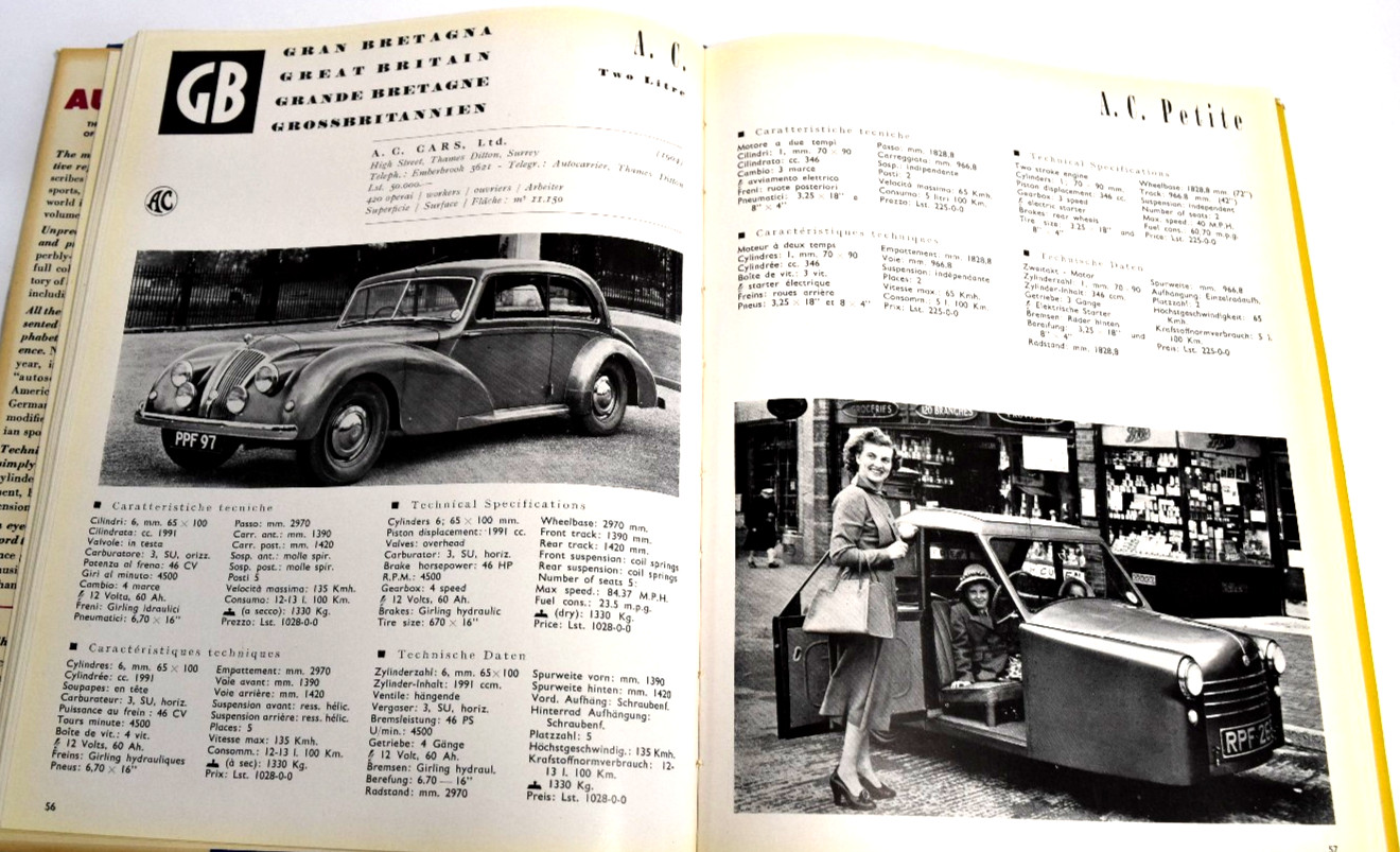 Auto 1954: – International Yearbook of Auto Design and Production *VERY GOOD*