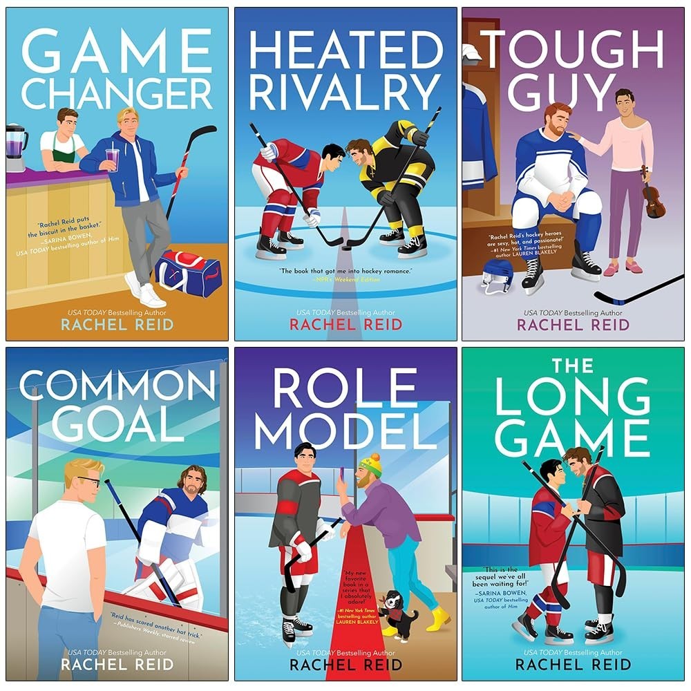 Game Changers Series 6 Books Collection Set by Rachel Reid Game Changer Heated