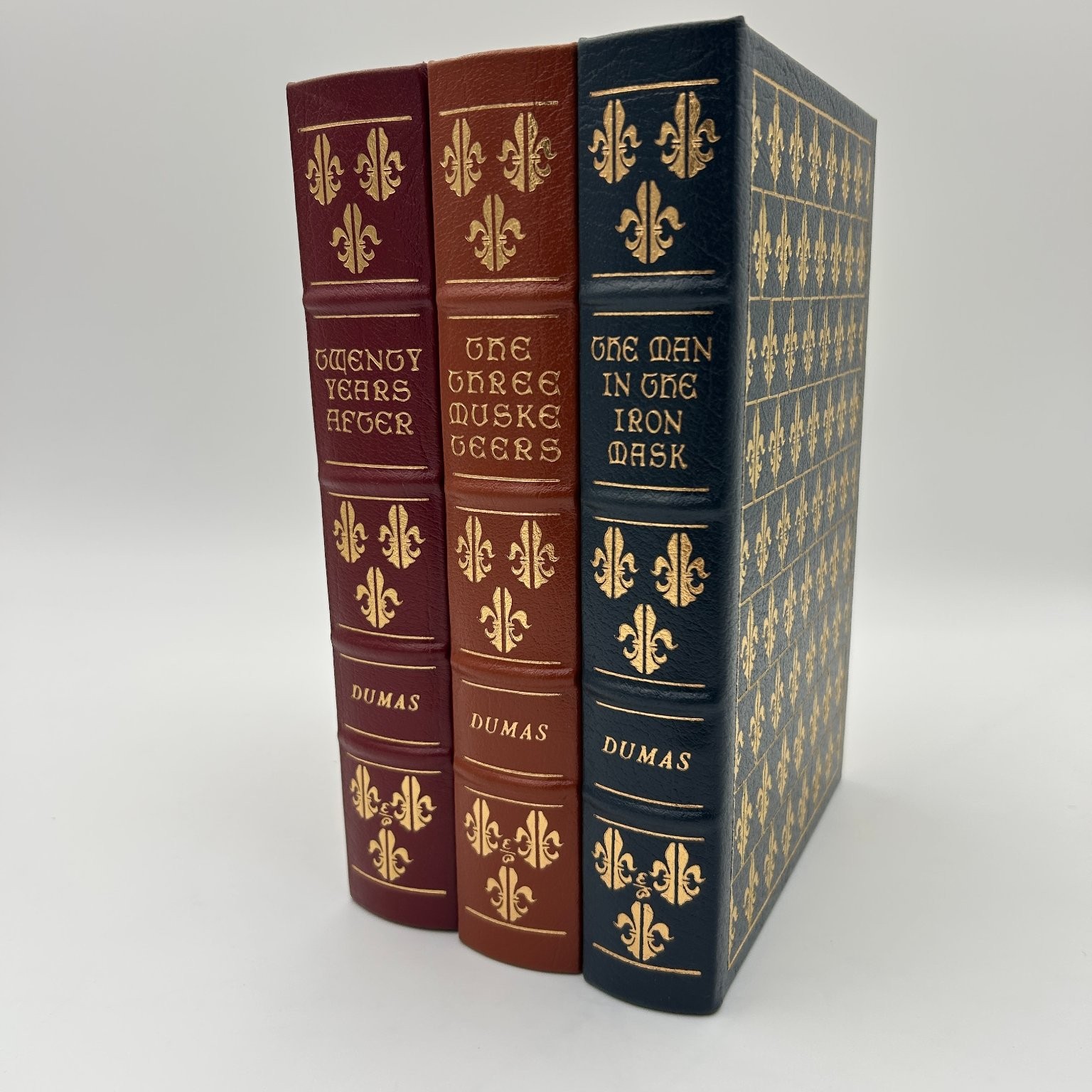 Easton Press 3 vol Alexandre Dumas Three Musketeers Iron Mask Twenty Years After