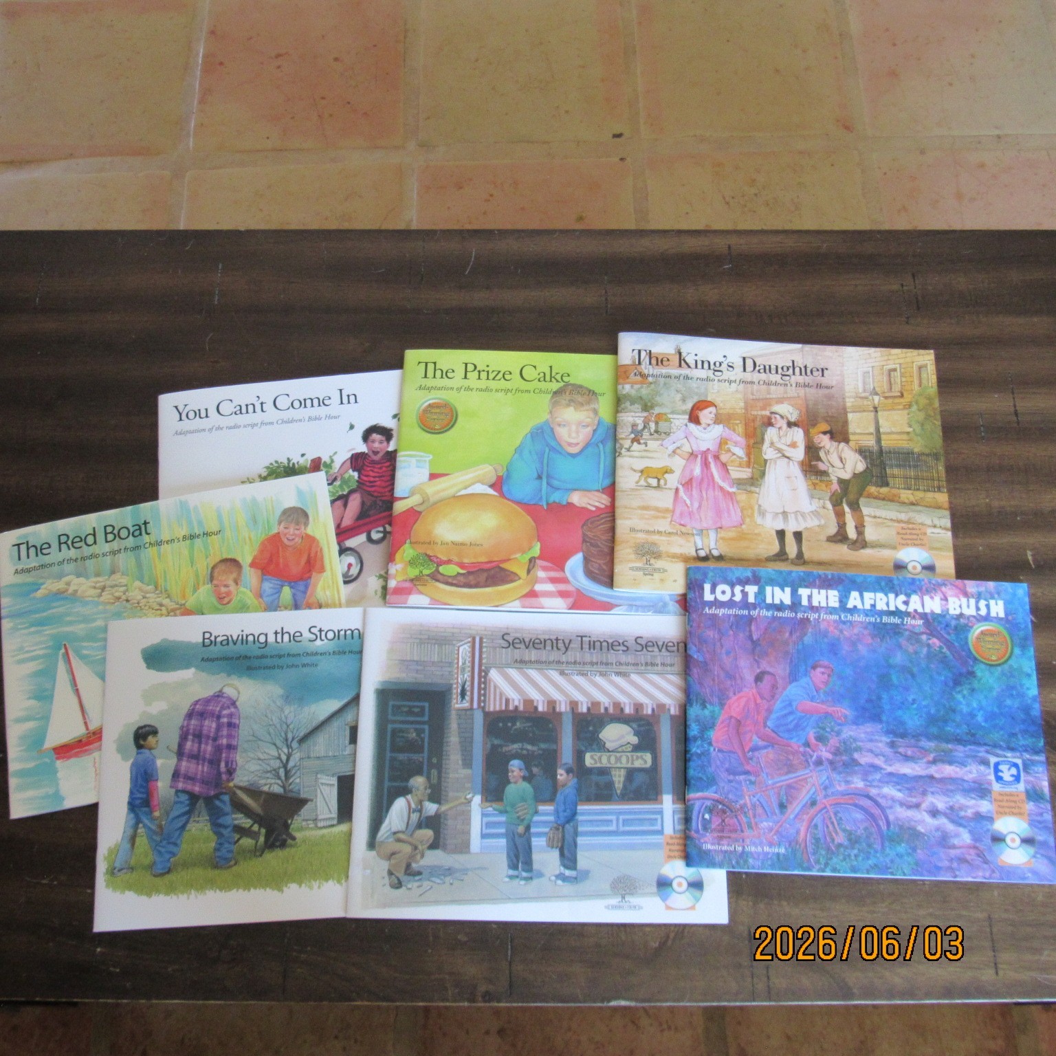 Lot 7-Seasons of Faith-CBH Ministries-Children’s Bible Hour PB Books-CDs-2010’s