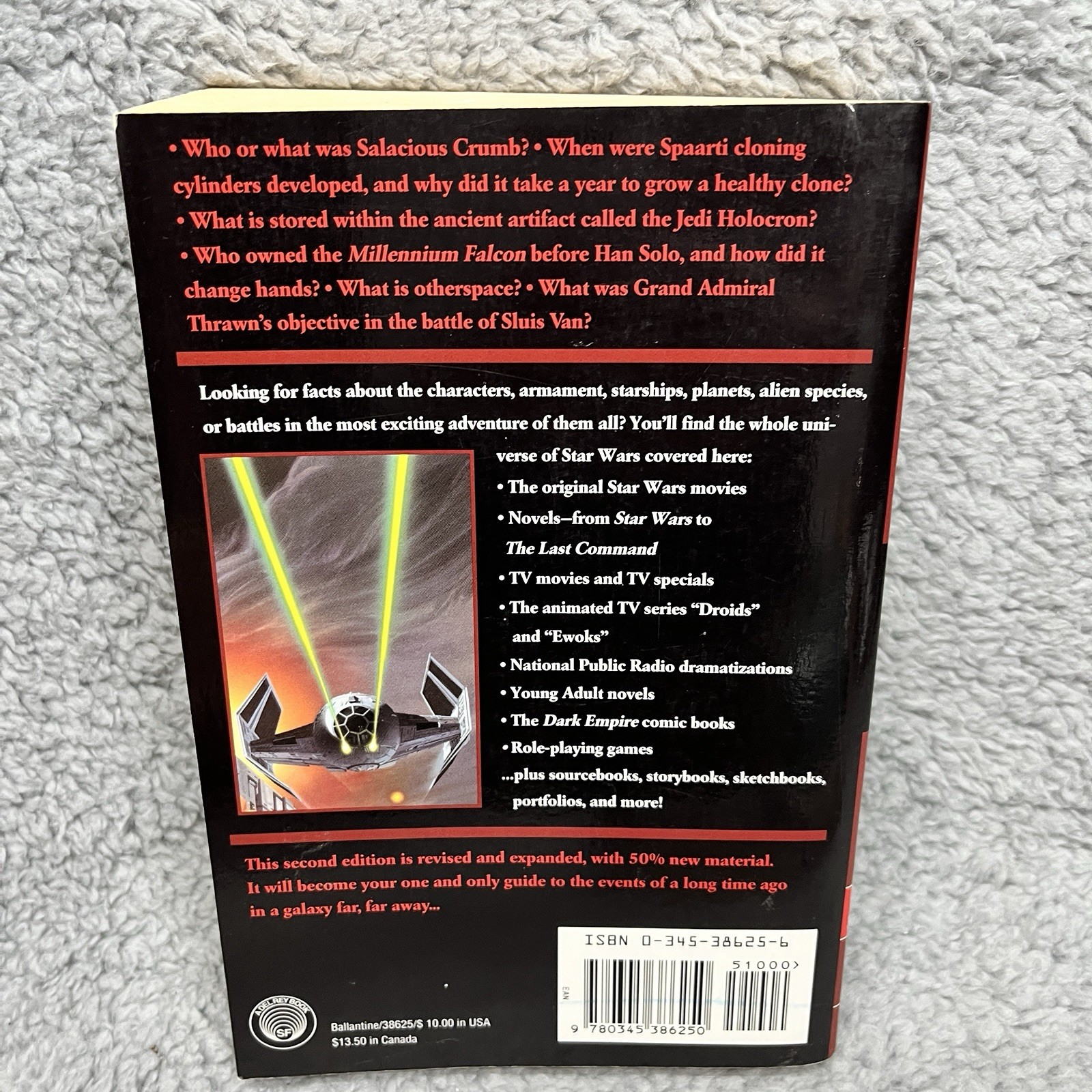 Star Wars Books Mixed Lot of 6 Books Hardcover, Paperback, 90s, 2010s See Titles