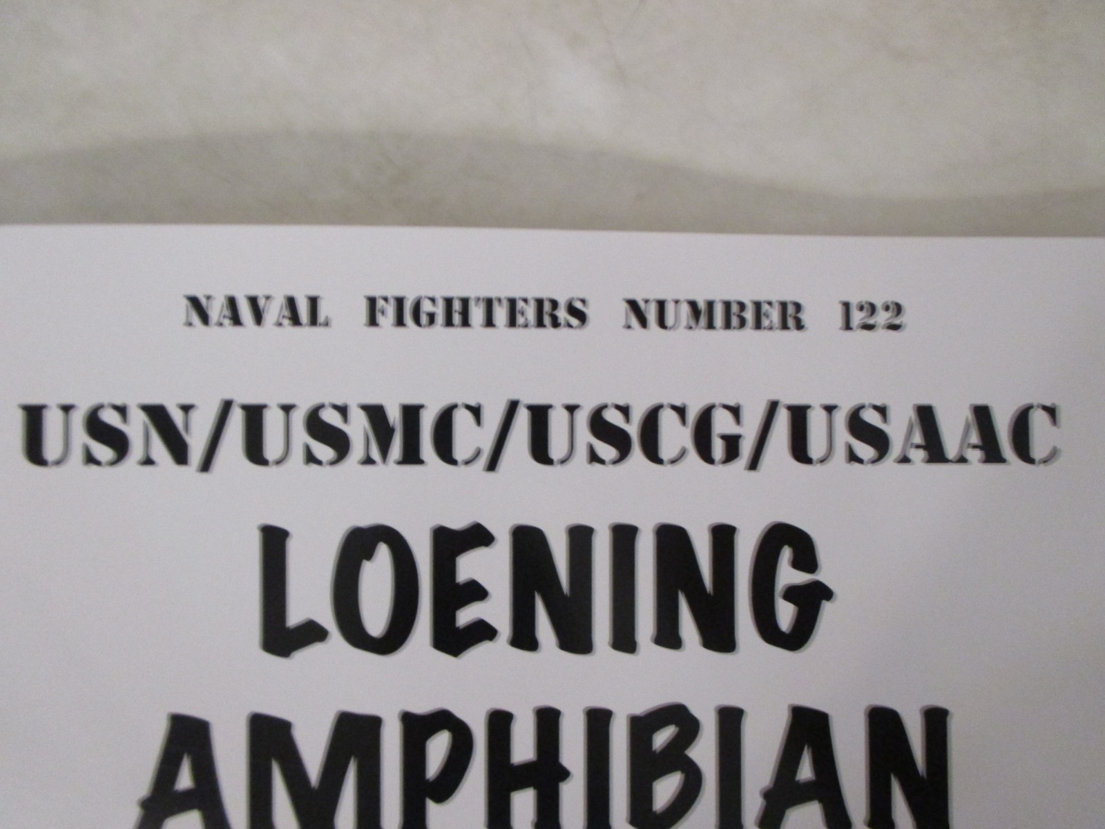 USN/USMC/USCG/USAAC Loening Amphibian – Ginter Naval Fighter #122