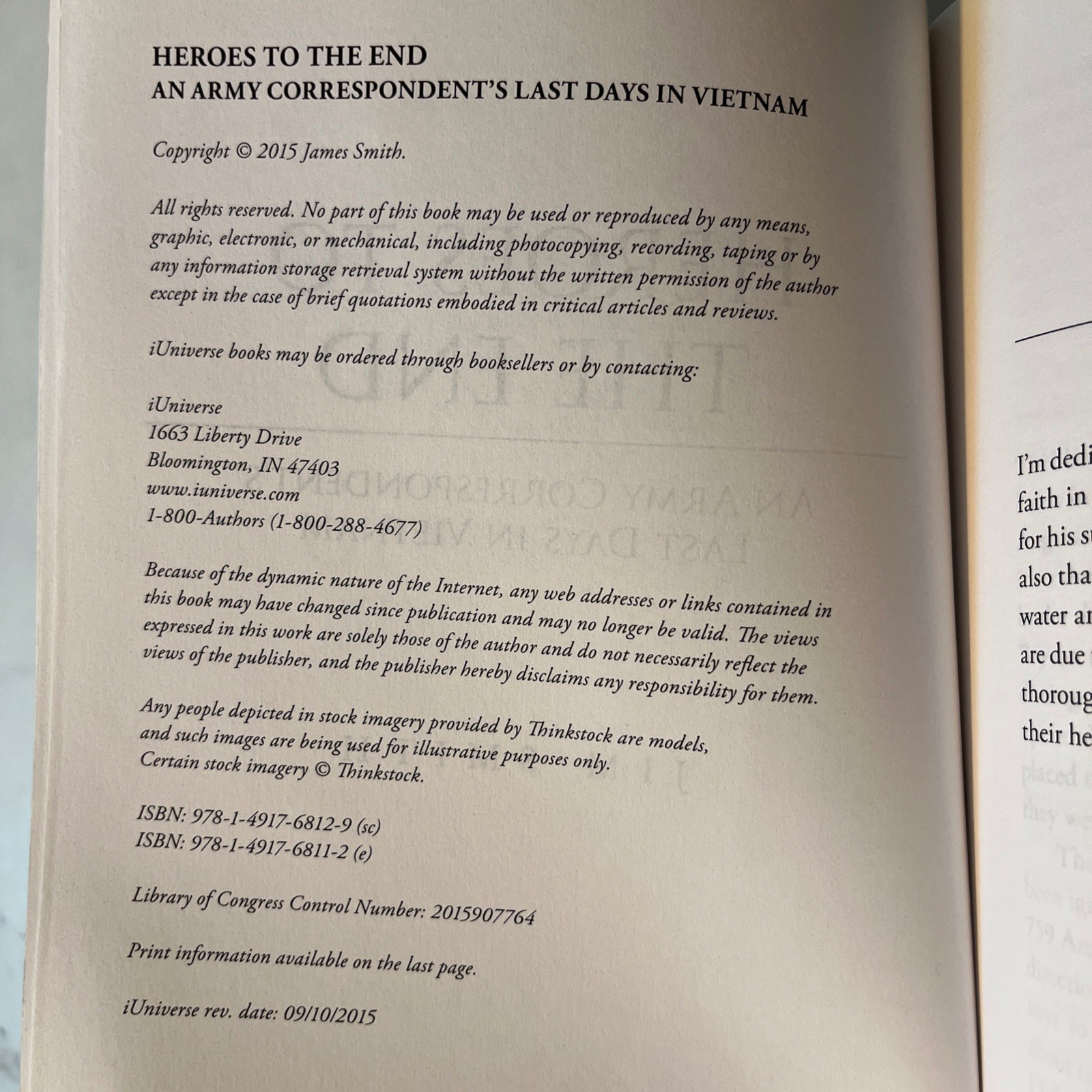 Heroes to the End: An Army Correspondent’s Last Days in Vietnam SC Signed