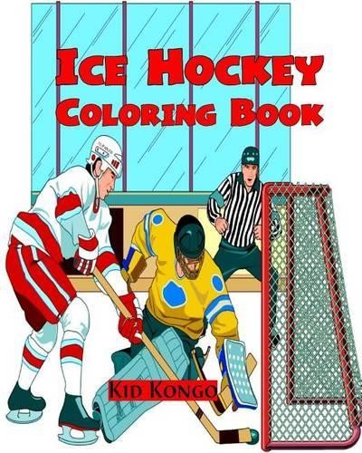 Kid Kongo Ice Hockey Coloring Book (Paperback)