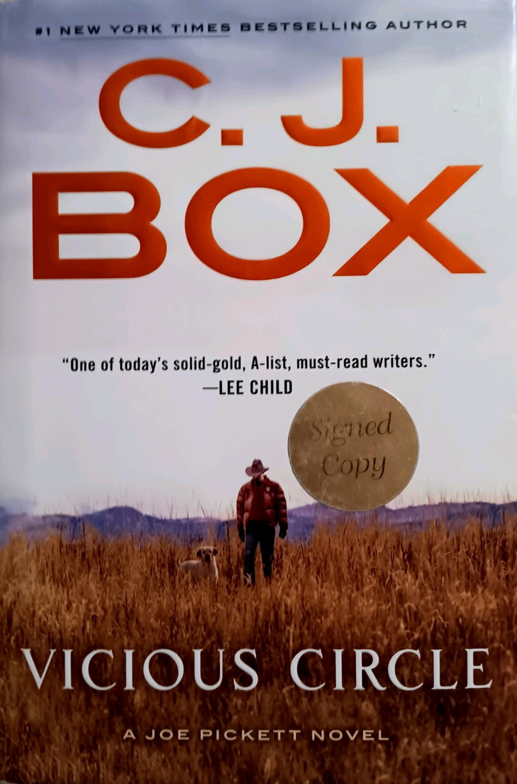 Lot OF 4 C.J. Box Hardcovers (1 Signed) Wolf Pack-Paradise Valley-Vicious Circle
