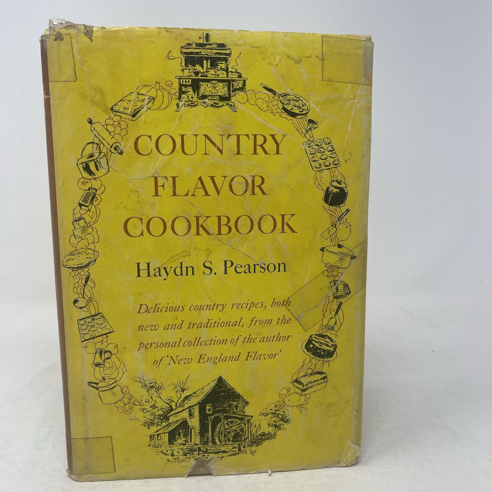 Country Flavor Cookbook Haydn S. Pearson 1962 HC DJ Vintage New England Flavor