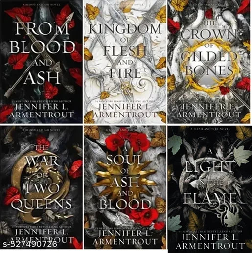 Blood and Ash Series 6 Books Set By Jennifer L. Armentrout (Paperback UK IMPORT