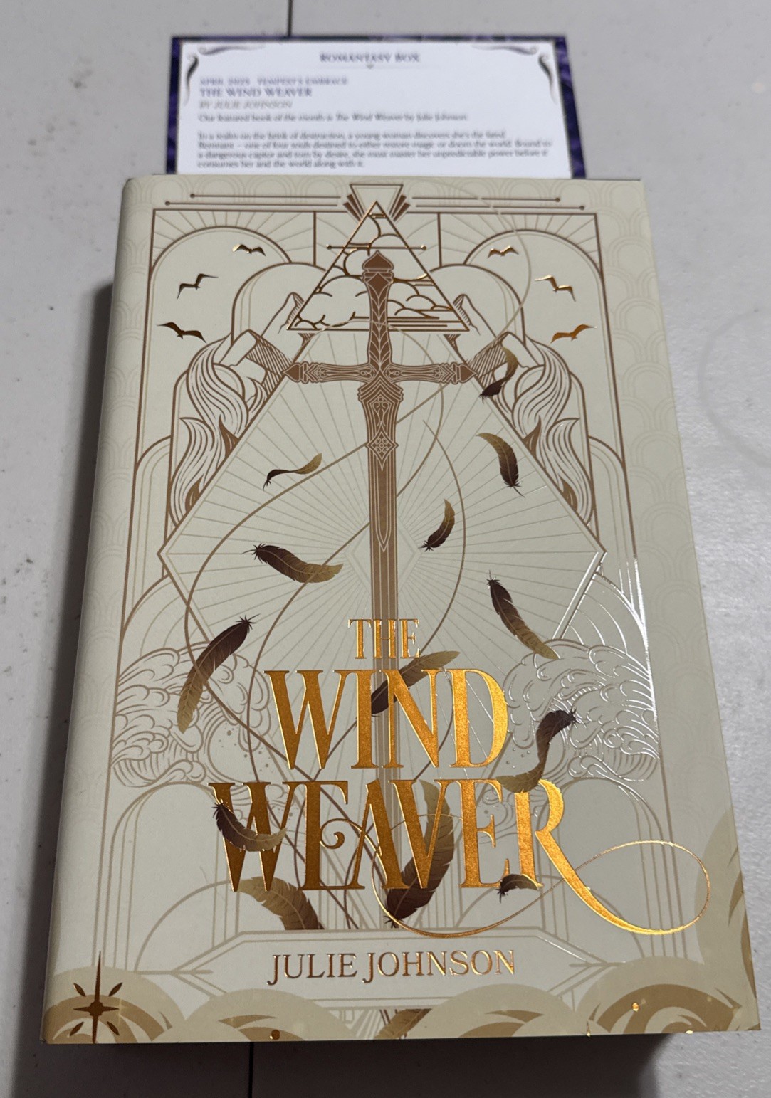 SIGNED The Wind Weaver by Julie Johnson – FairyLoot Exclusive Edition Romantasy