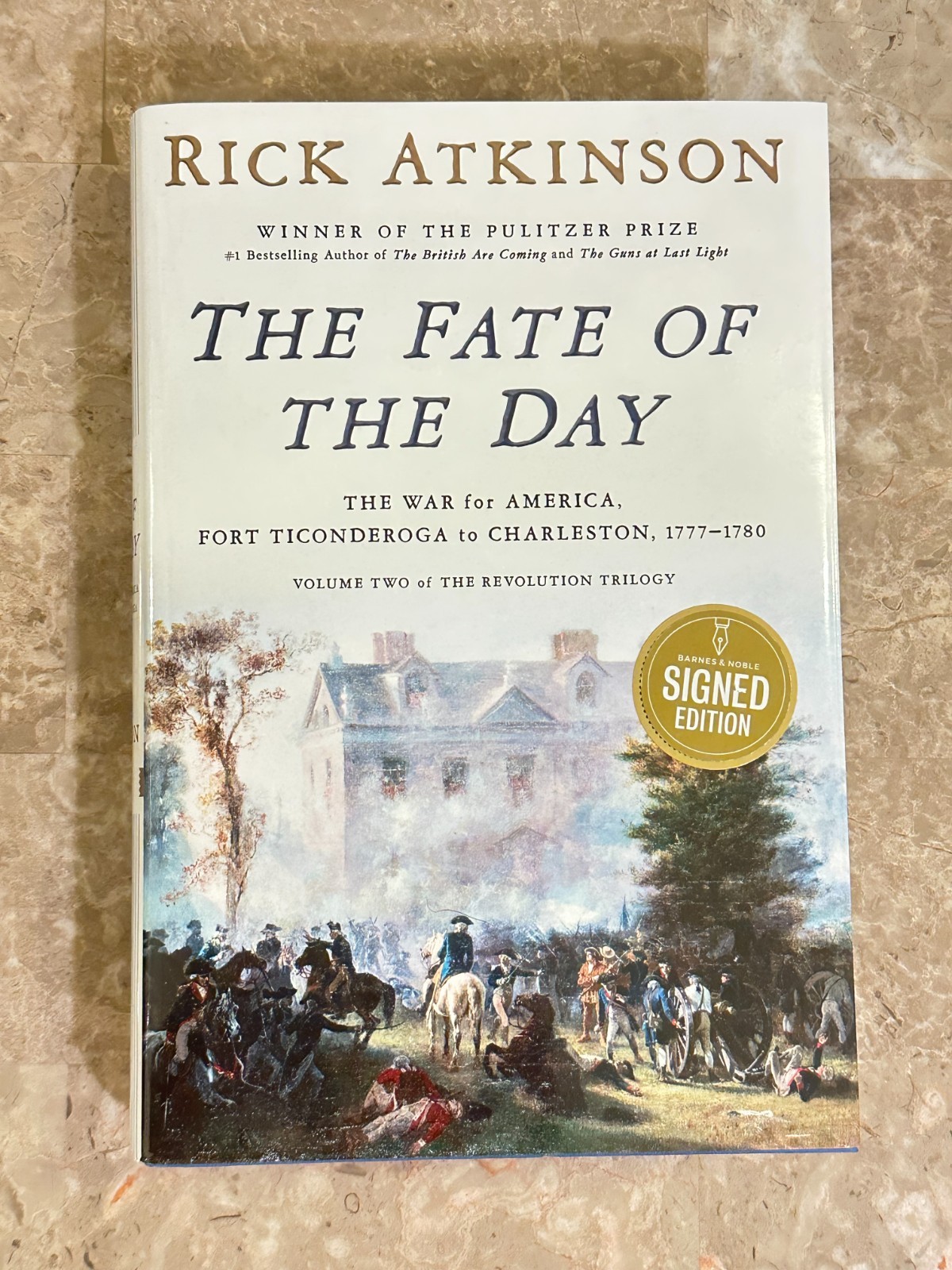 📚 Rick Atkinson Signed Fate of the Day – Hardcover – Pulitzer Prize Author 🏆
