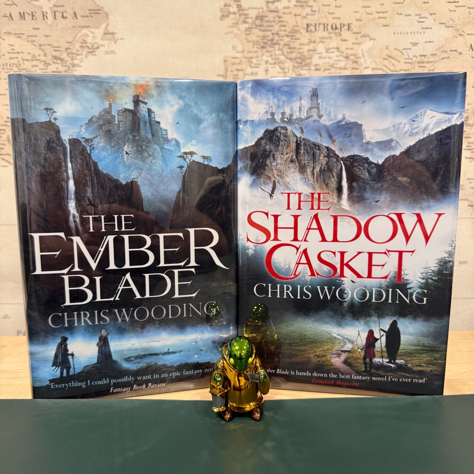 The Ember Blade + The Shadow Casket by Chris Wooding (The Broken Binding SIGNED)