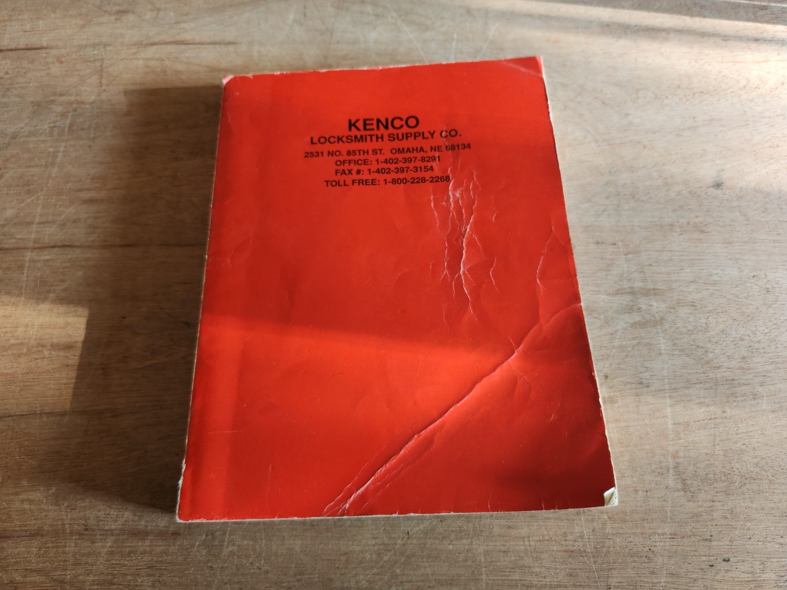 Kenco Locksmith Supply Catalong Vintage USA 433 Pages Illustrated Rough 1989