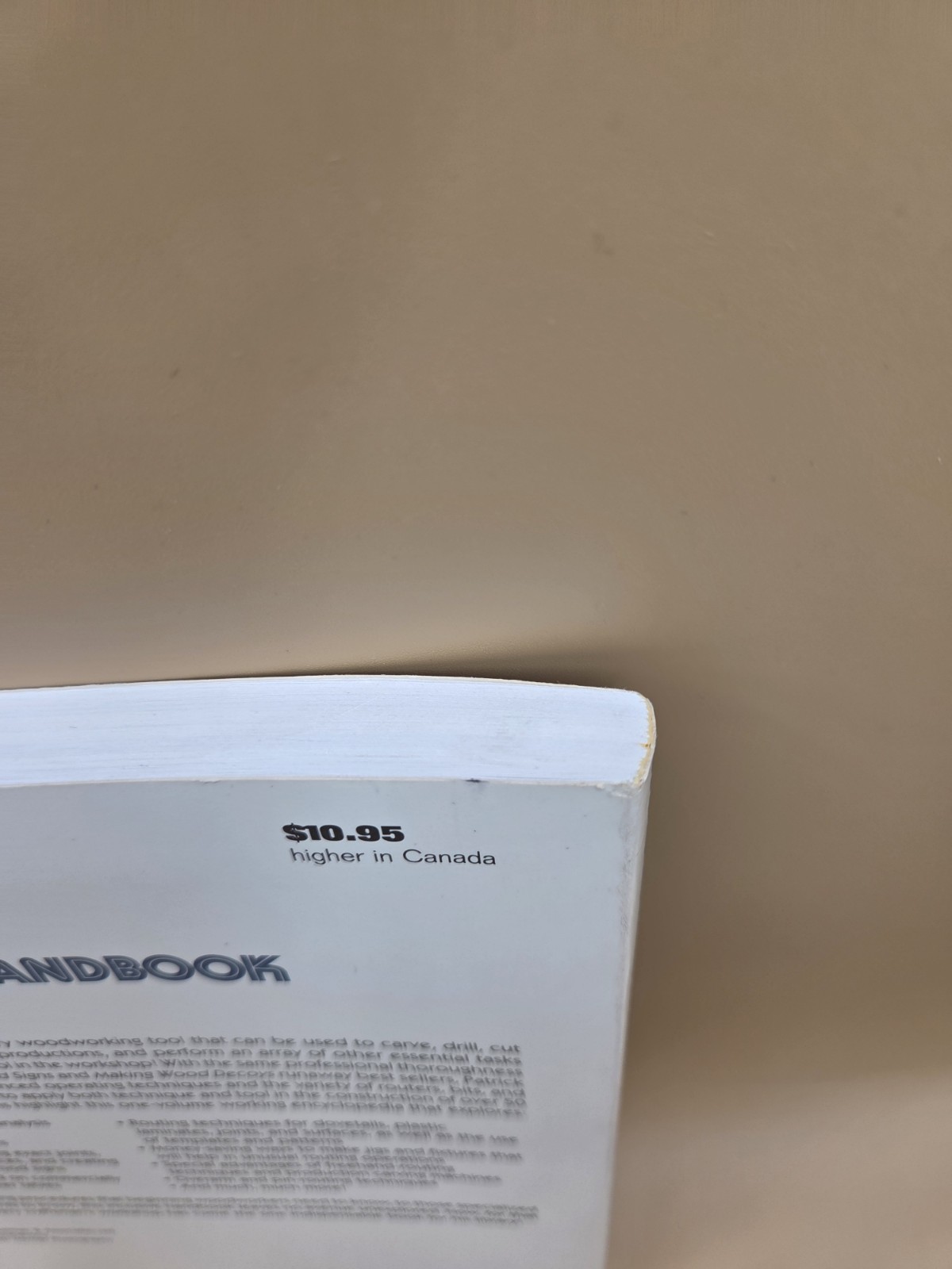 Router Handbook by Patrick Spielman Softcover