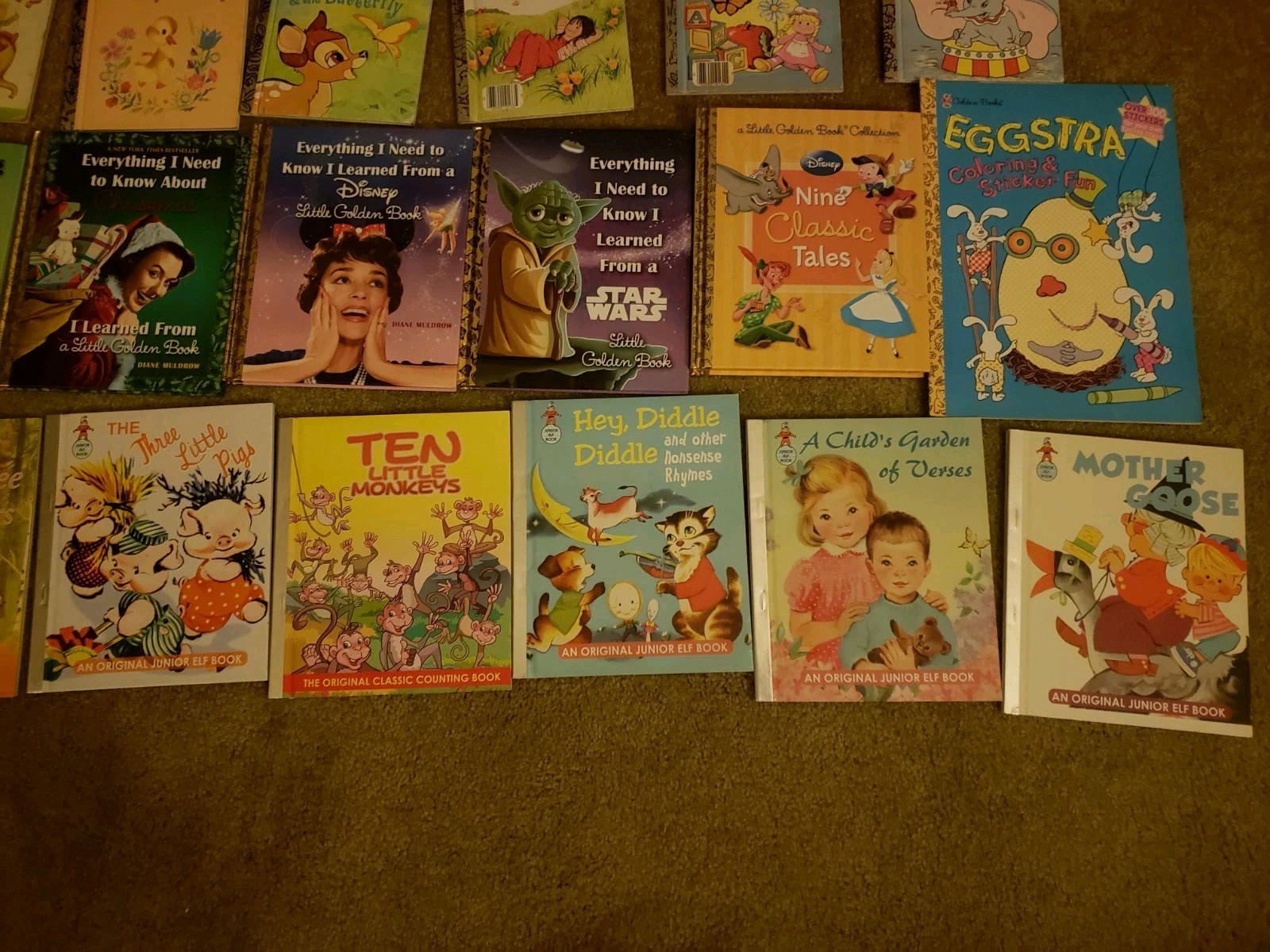 Little Golden Books 40 + 13 Junior Elf And More Lot Retro Vintage FREE SHIPPING