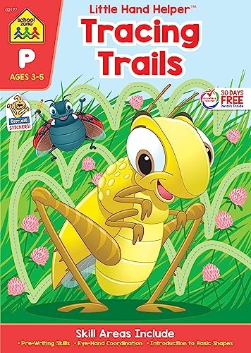 Tracing Trails Pre-Writing Skills – Perfect Paperback By Joan Hoffman – GOOD