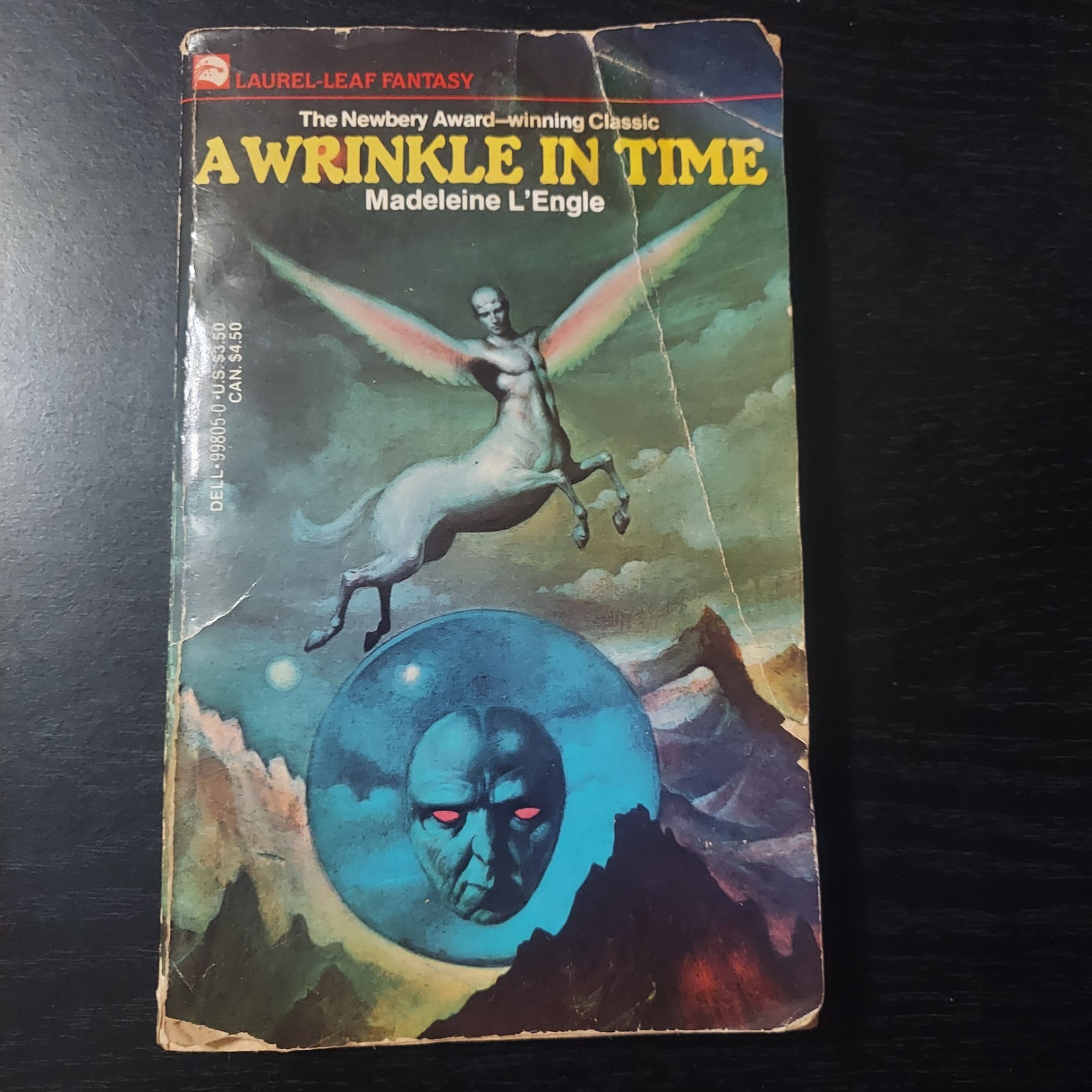 DAMAGED Wrinkle in Time Madeleine L’Engle 1976 Dell Laurel Leaf STRANGER THINGS