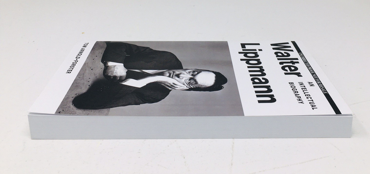 Walter Lippmann Biography ARC Tom Arnold-Forster Advance Readers Copy Proof NEW