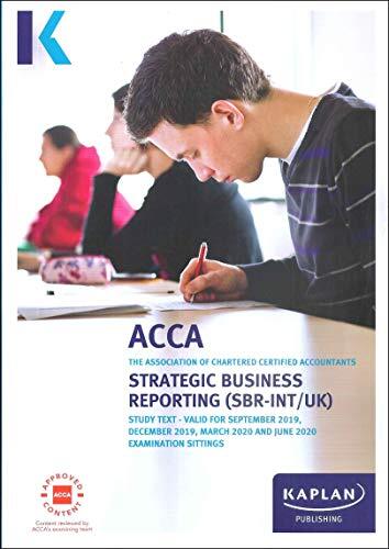 STRATEGIC BUSINESS REPORTING – STUDY TEXT By KAPLAN PUBLISHING