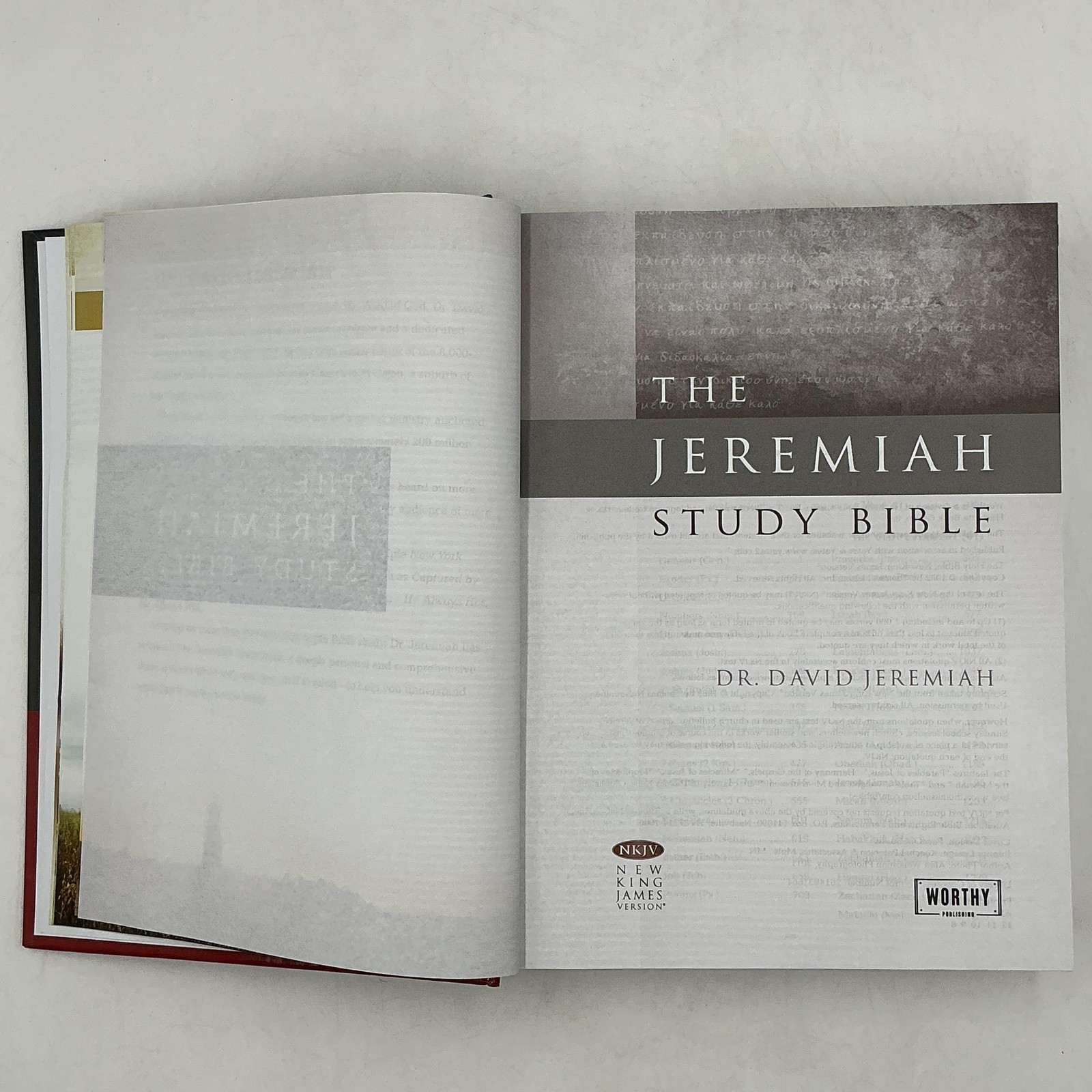 The Jeremiah Study Bible Dr. David Jeremiah Hardcover 2013 Worthy China Red