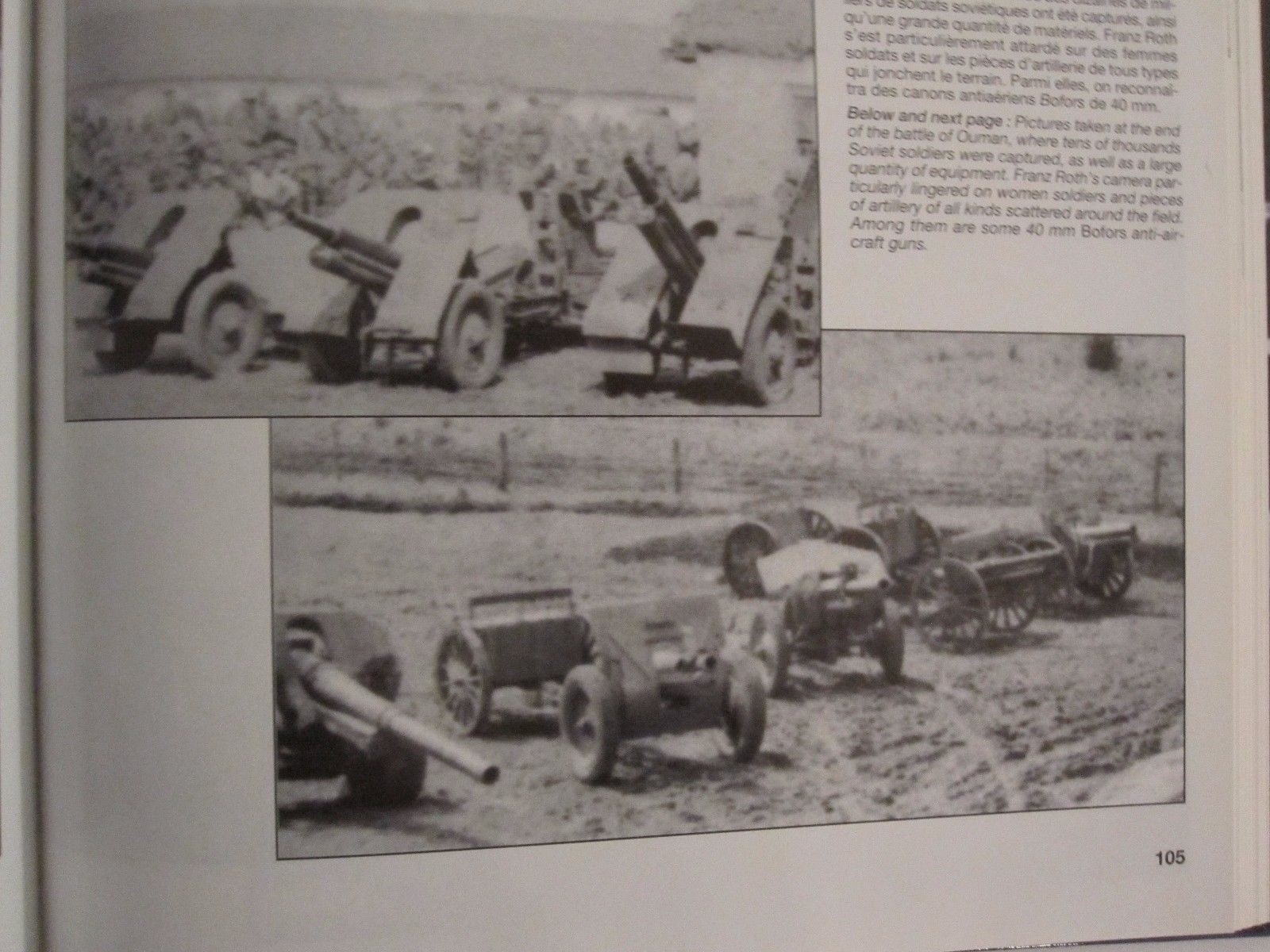 Kriegsberichter Franz Roth (Leibstandarte Franz Roth) **French & English Text**