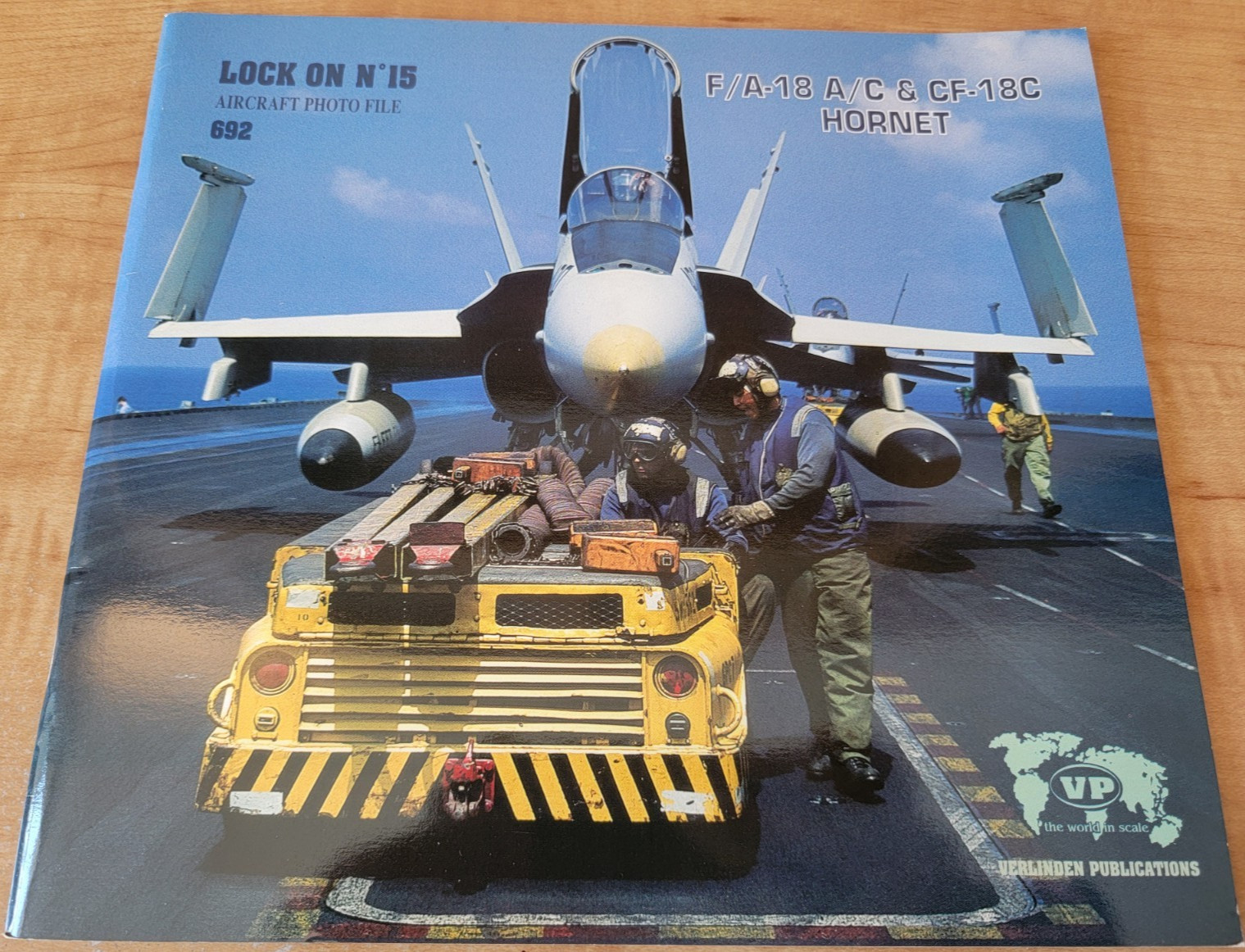 Lock On #15: F/A-18 A/C & CF-18C Hornet by Willy Peeters (1993, Trade Paperback)