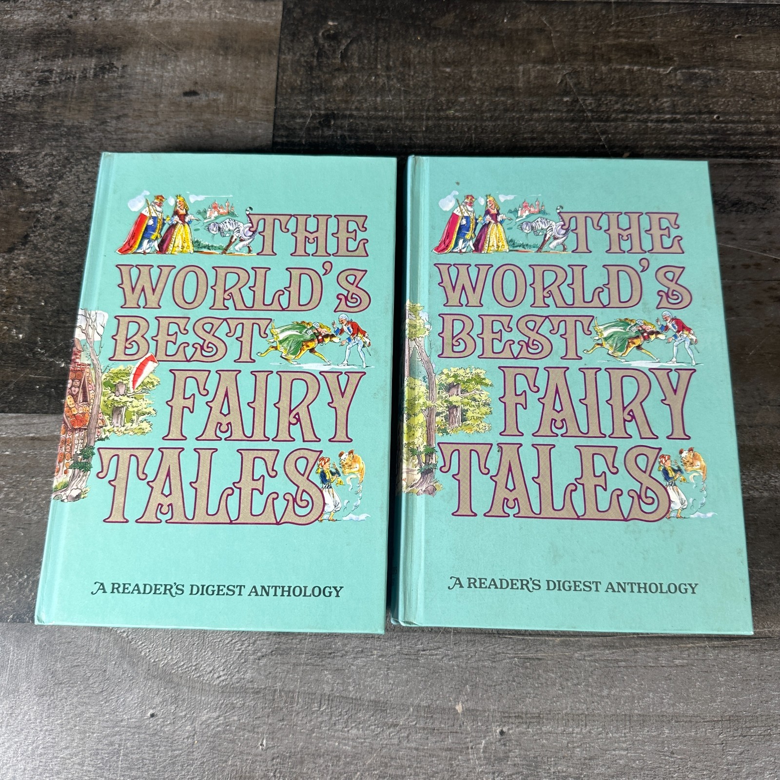 Vtg 2 Lot VOL 1 & 2 THE WORLDS BEST FAIRY TALES Readers Digest 1986