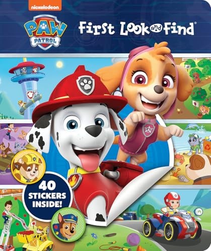 Nickelodeon PAW Patrol – First Look and Find Activity Book with 40 Stickers!…