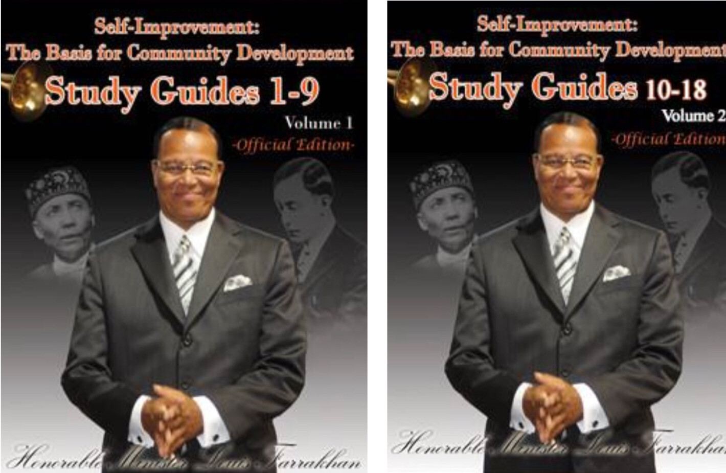 NATION OF ISLAM Self Improvement Study Guides Complete Book set Vol 1 & 2