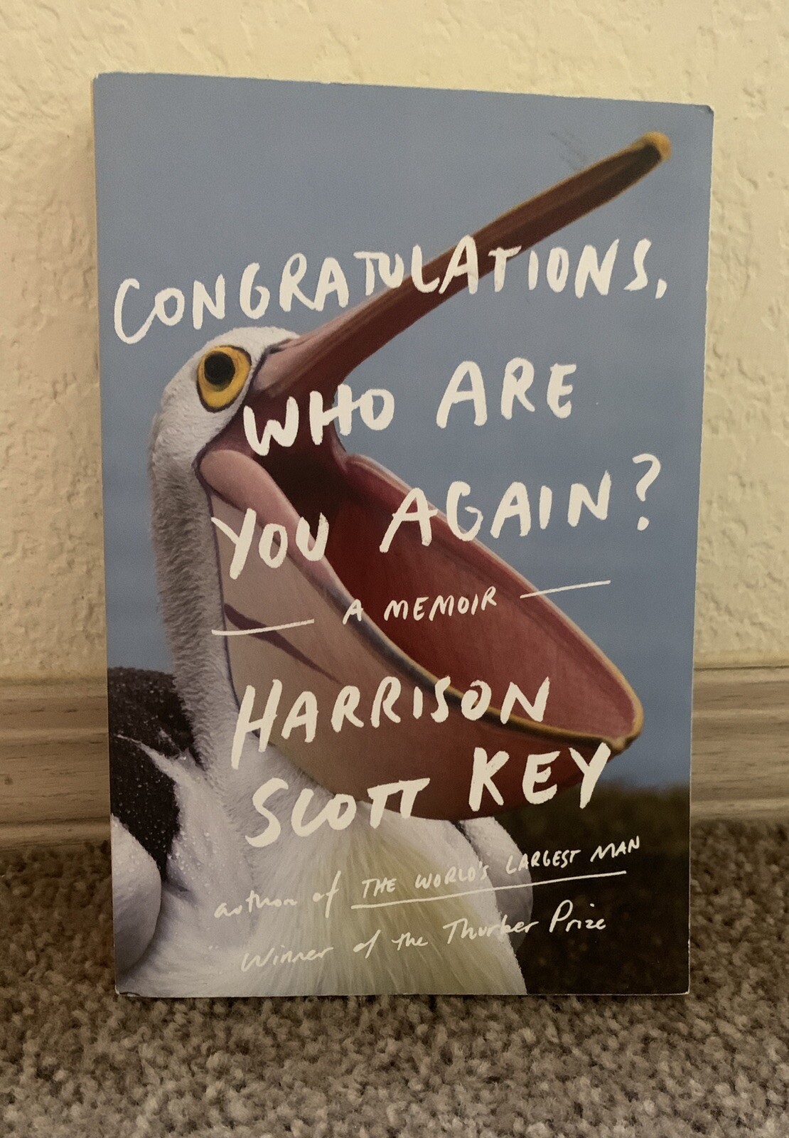 Congratulations, Who Are You Again? – Harrison Scott Key (2018 PB) – Signed!