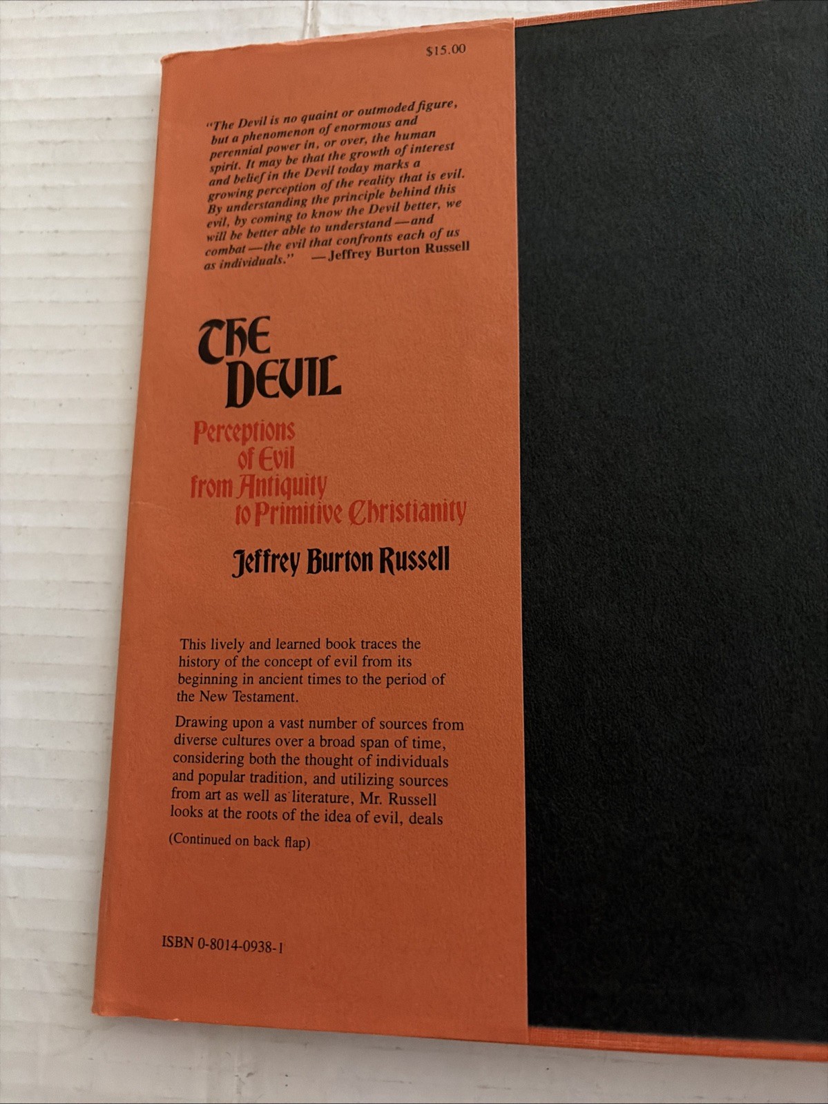 The Devil: Perceptions of Evil from Antiquity… Jeffrey Burton Russell HB 1977