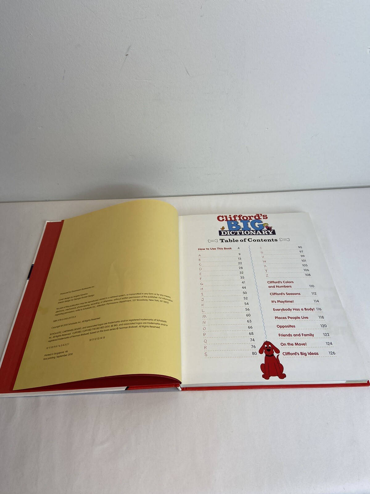 Clifford The Big Red Dog Clifford’s Big Dictionary by Staff Scholastic & Norman…
