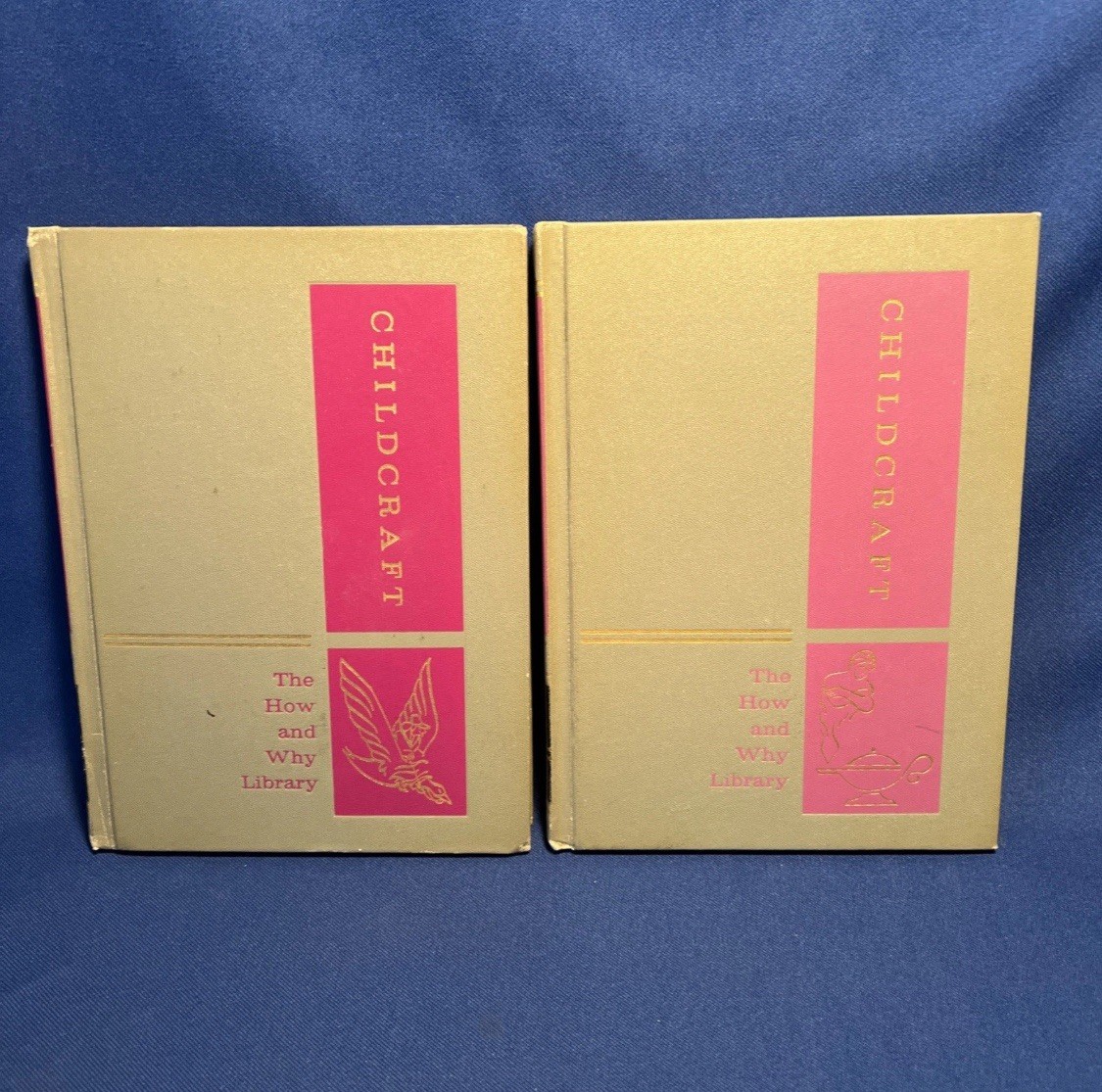 Childcraft Children’s Books Set Hardcover 1964 Books Vintage (5 & 8 are missing)