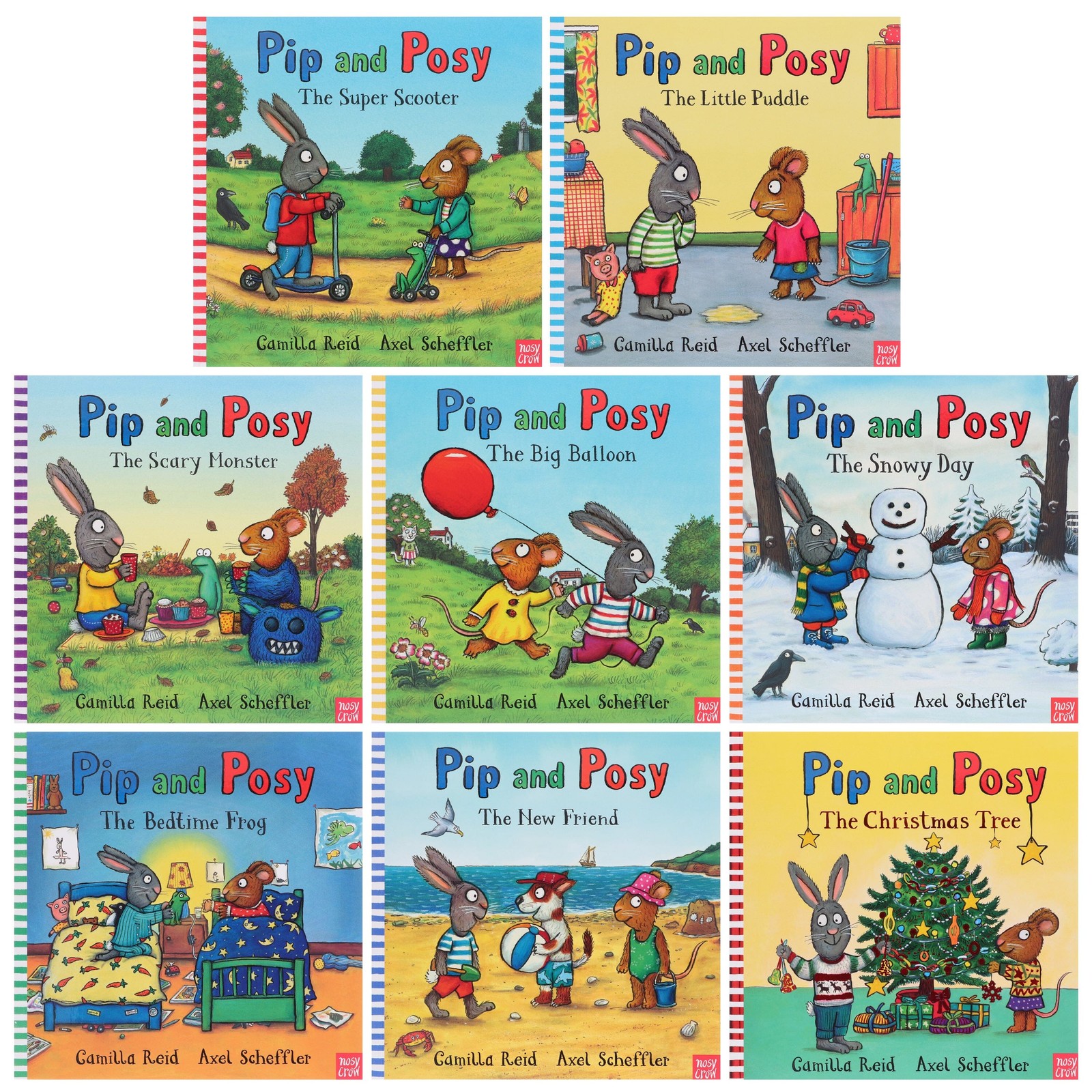 Pip and Posy by Axel Scheffler & Camilla Reid 8 Books Collection Set -Ages 2+-PB