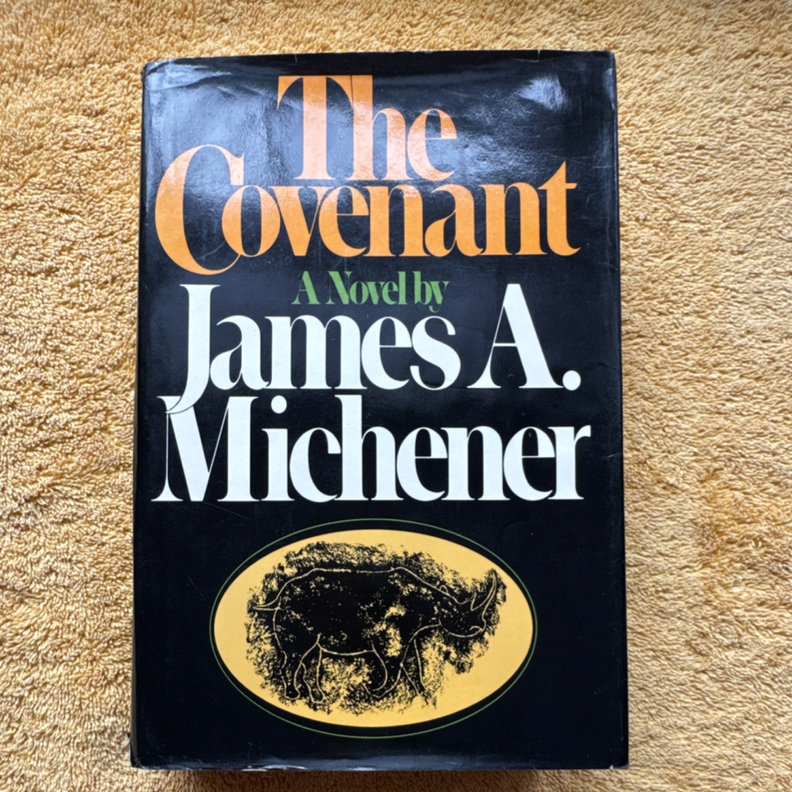 James A. Michener The Covenant Hardcover First Trade Ed 1980 w/ Dust Jacket