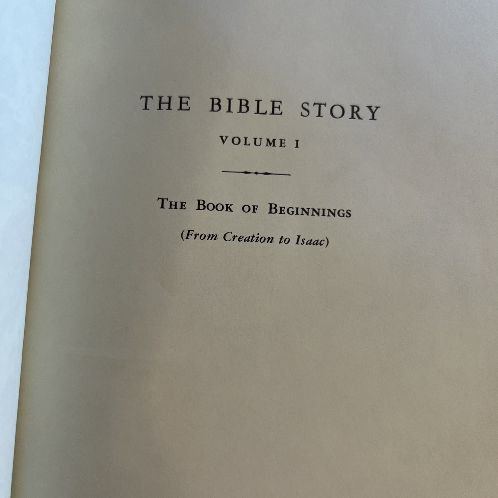Vintage 1953 The Bible Story, Vol. 1- Arthur S. Maxwell – Hardcover