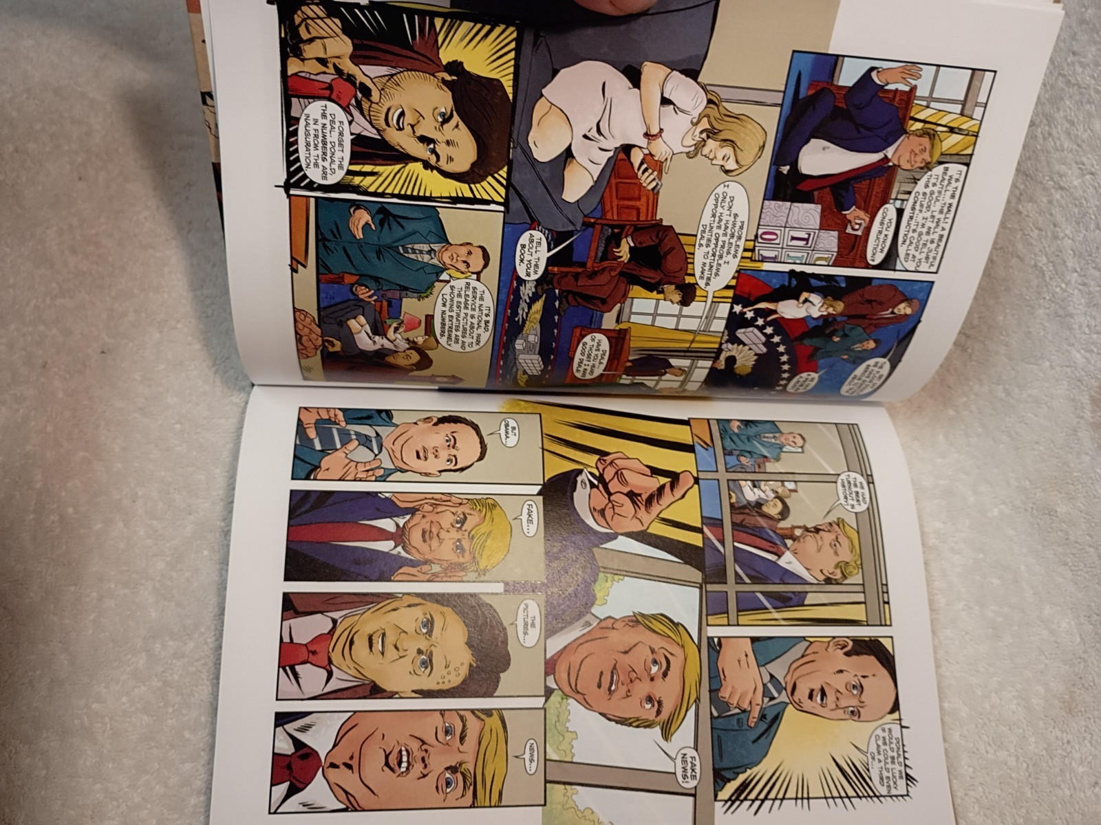 The INCAPABLE TRUMP: The COMPLETE Series BY Alex Genaro. 120 Pages. Hardcover.
