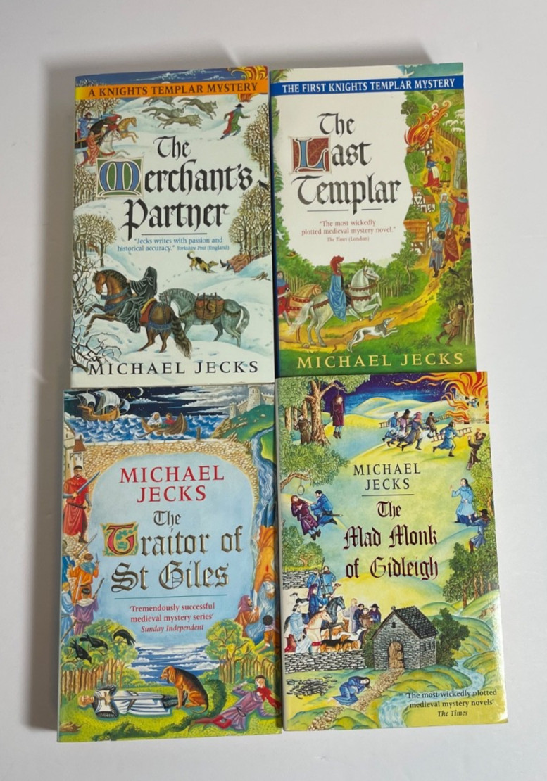 Knights Templar Myserty Michael Jecks 4 book lot PB